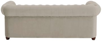 Home affaire Chesterfield-Sofa New Castle, mit hochwertiger Knopfheftung in Chesterfield-Design, B/T/H: 203/86/72