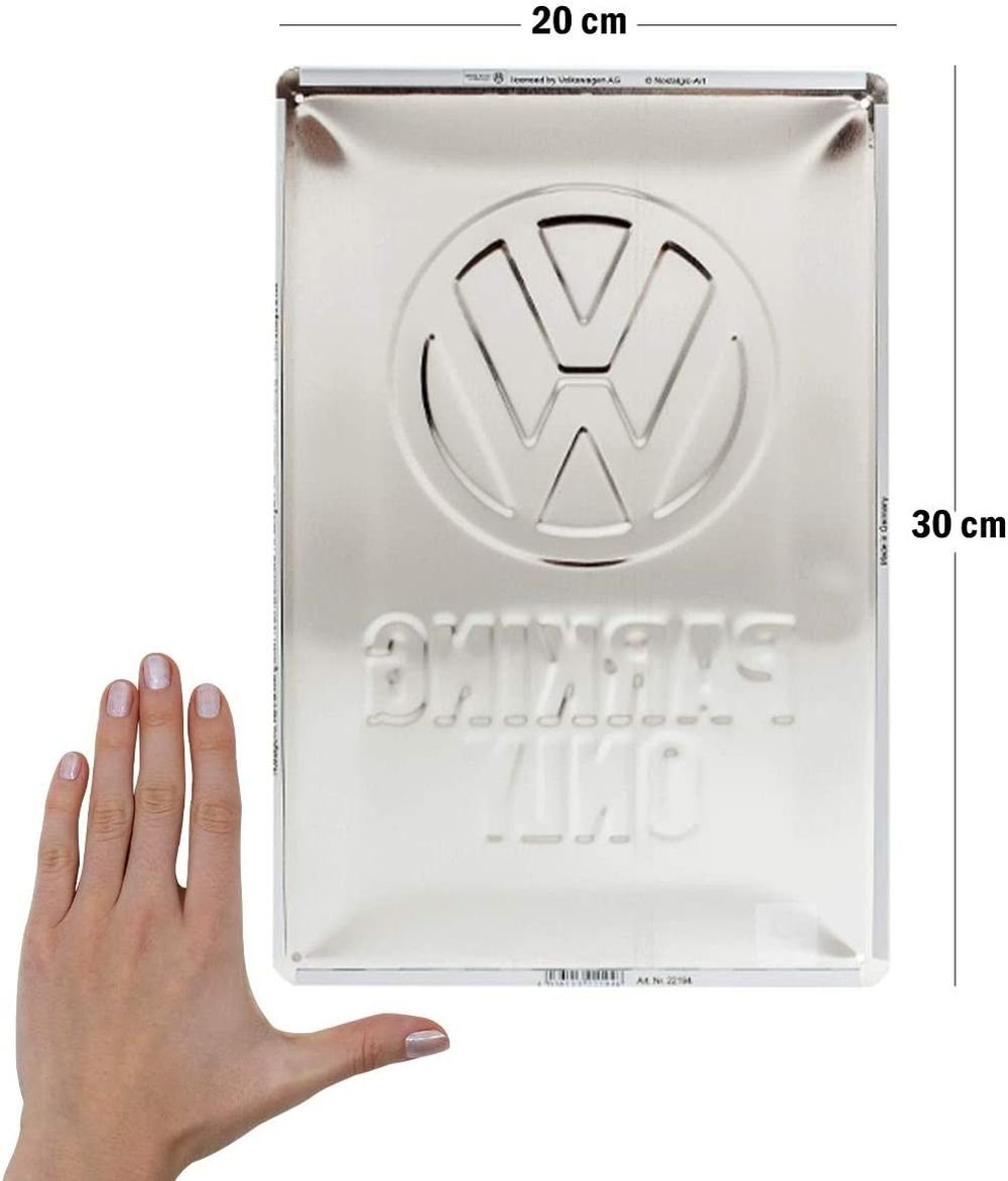 Nostalgic-Art Metallschild Blechschild 20 x 30cm - Volkswagen - VW Parking günstig online kaufen