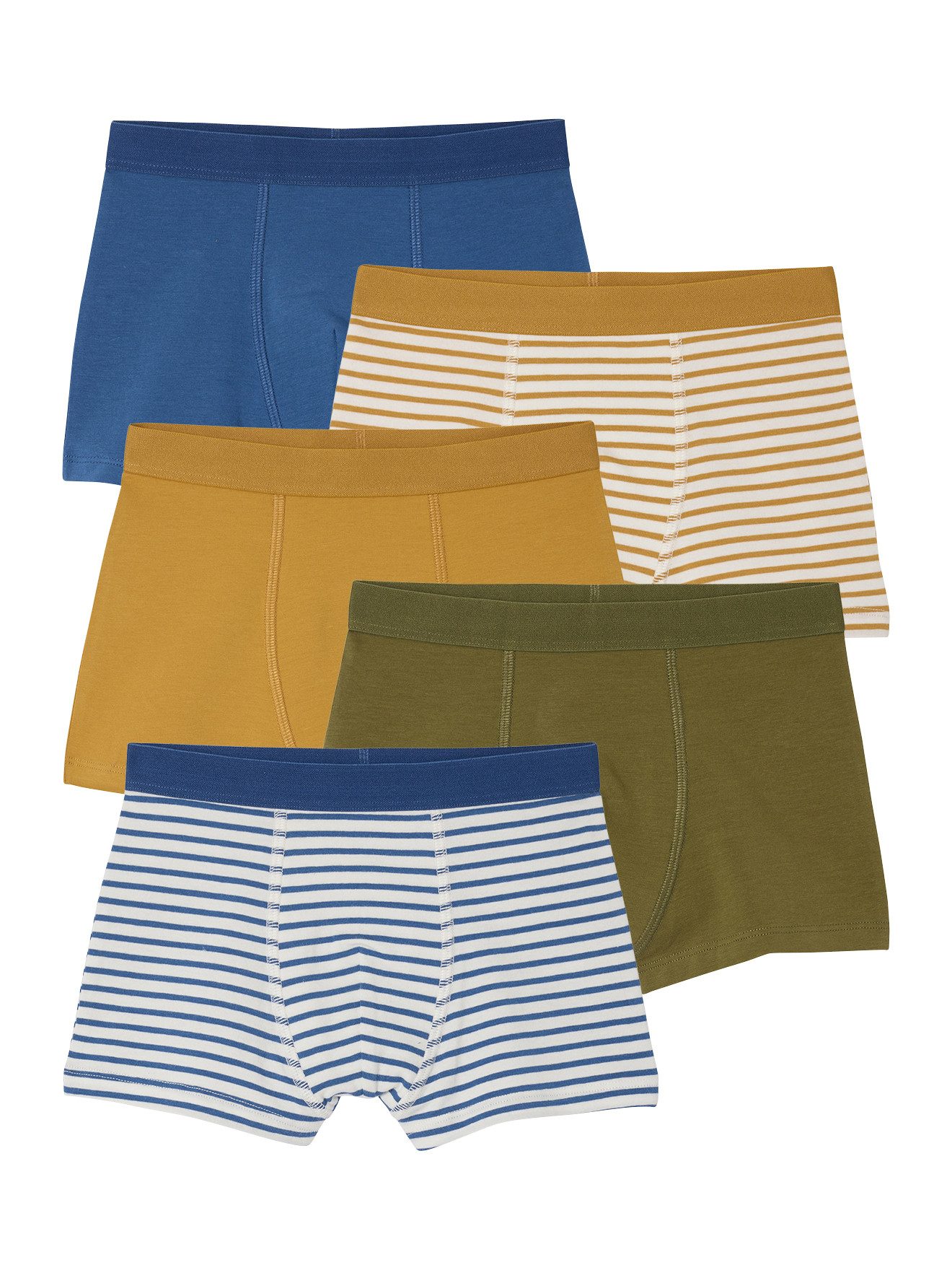 vertbaudet Boxershorts Bio-Kollektion: Jungen Boxershorts 5er-Pack