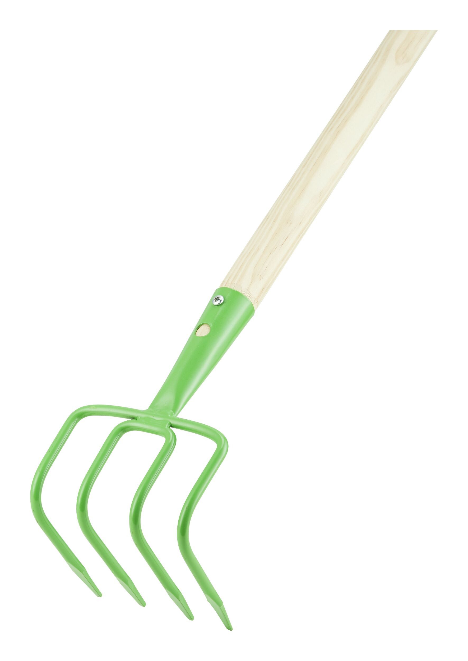 Floraworld Gartenhacke, 12 cm Arbeitsbreite, Feld- und Gartenhacke 4 Zinken mit Stiel