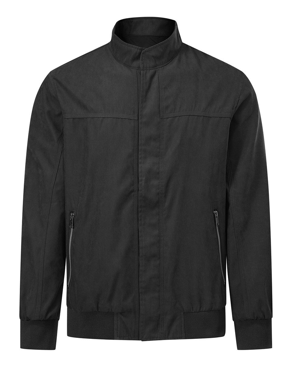 Allthemen Bomberjacke mit Stehkragen leicht Übergangsjacke Herren Herbstjacke