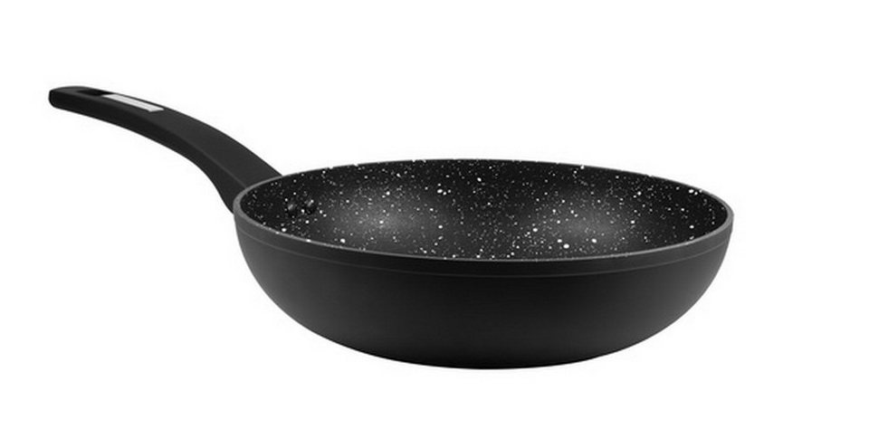 CS Koch-Systeme Wok Marburg, Aluminium (1-tlg), Induktion, Maße (Ø x H): 24  x 7 cm - Bodendurchmesser: 16,5 cm