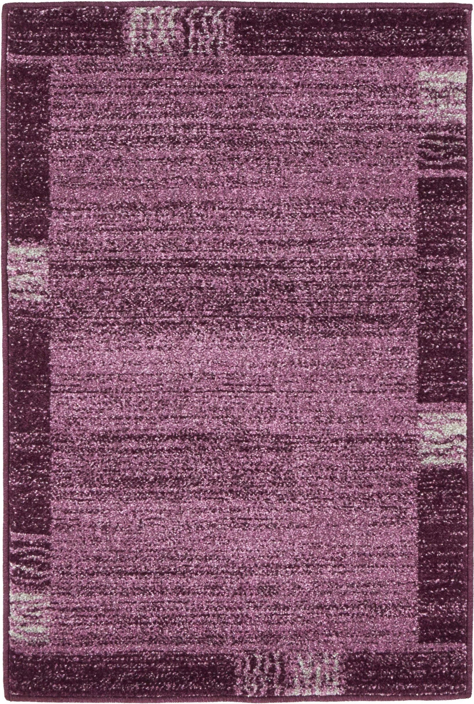 Myflair Möbel & Accessoires Teppich Good Times, LAGERRÄUMUNG!, rechteckig, Höhe: 13 mm, Kurzflor, gewebt, melierte Optik, mit Bordüre