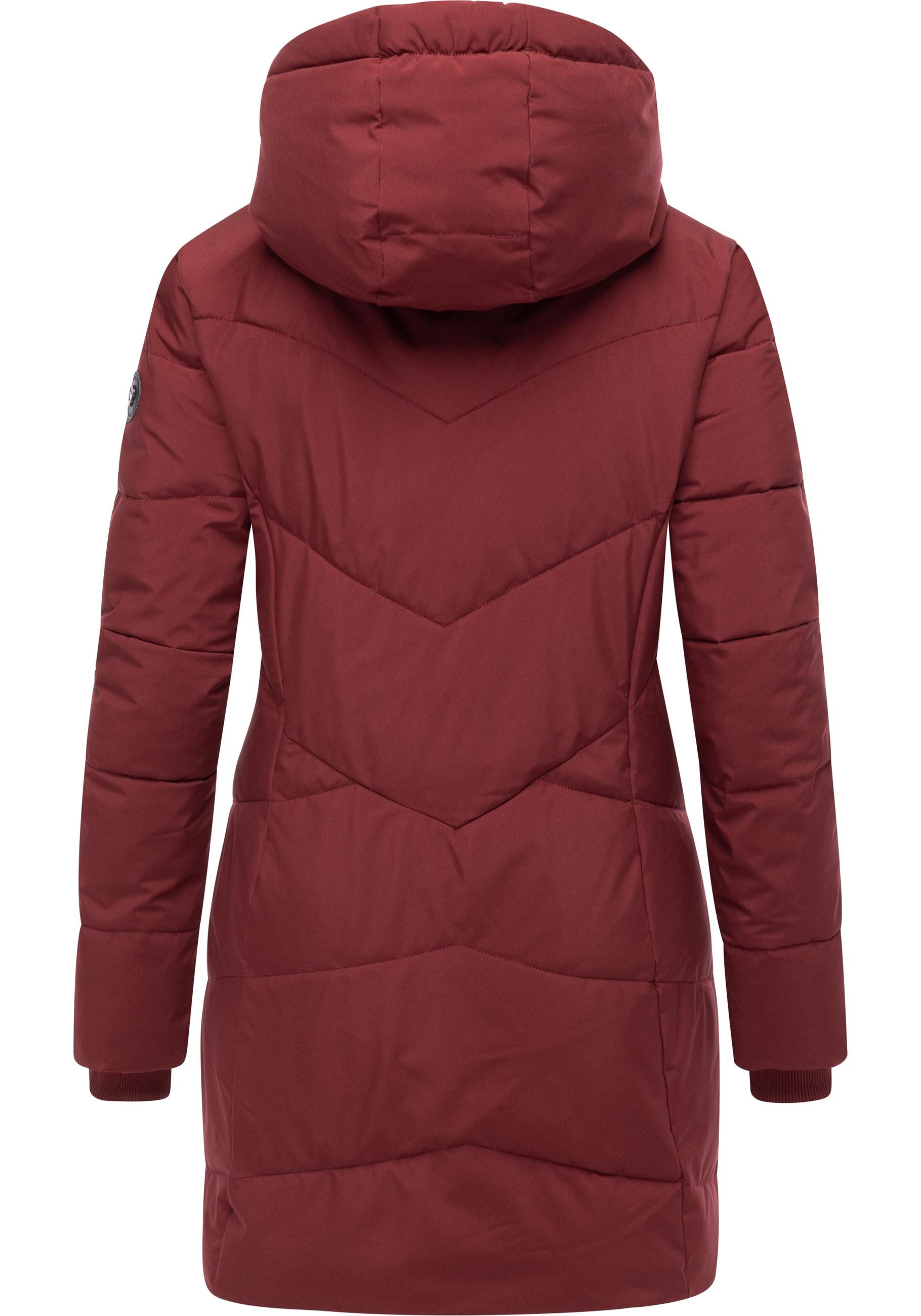 Ragwear Steppmantel Pevilla YOUMODO Wasserdichter Damen Winter gesteppter Kurzmantel