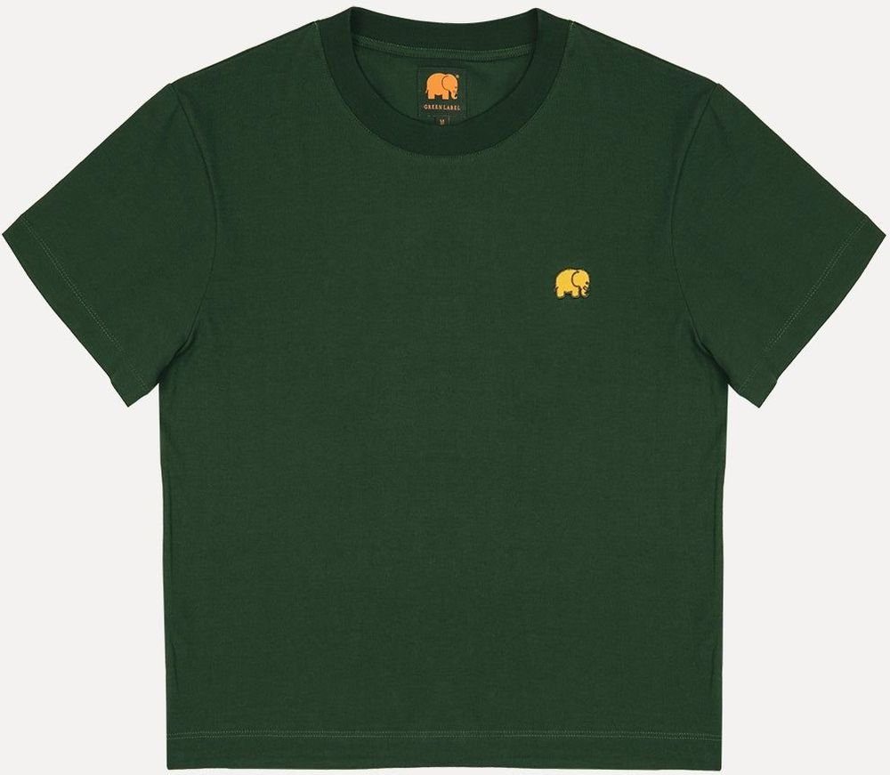 Trendsplant T-Shirt Women's Organic Essential T-Shirt Kombu Green