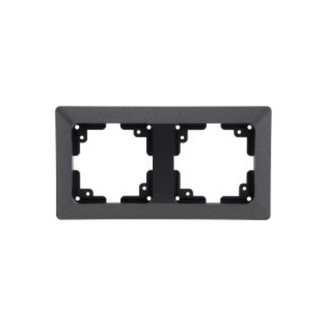 MILOS und Schalter Schalter ChiliTec 2-fach für Rahmen Komponenten Steckdosen