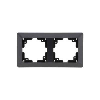 ChiliTec Schalter MILOS 2-fach Rahmen für Steckdosen Schalter und Komponenten