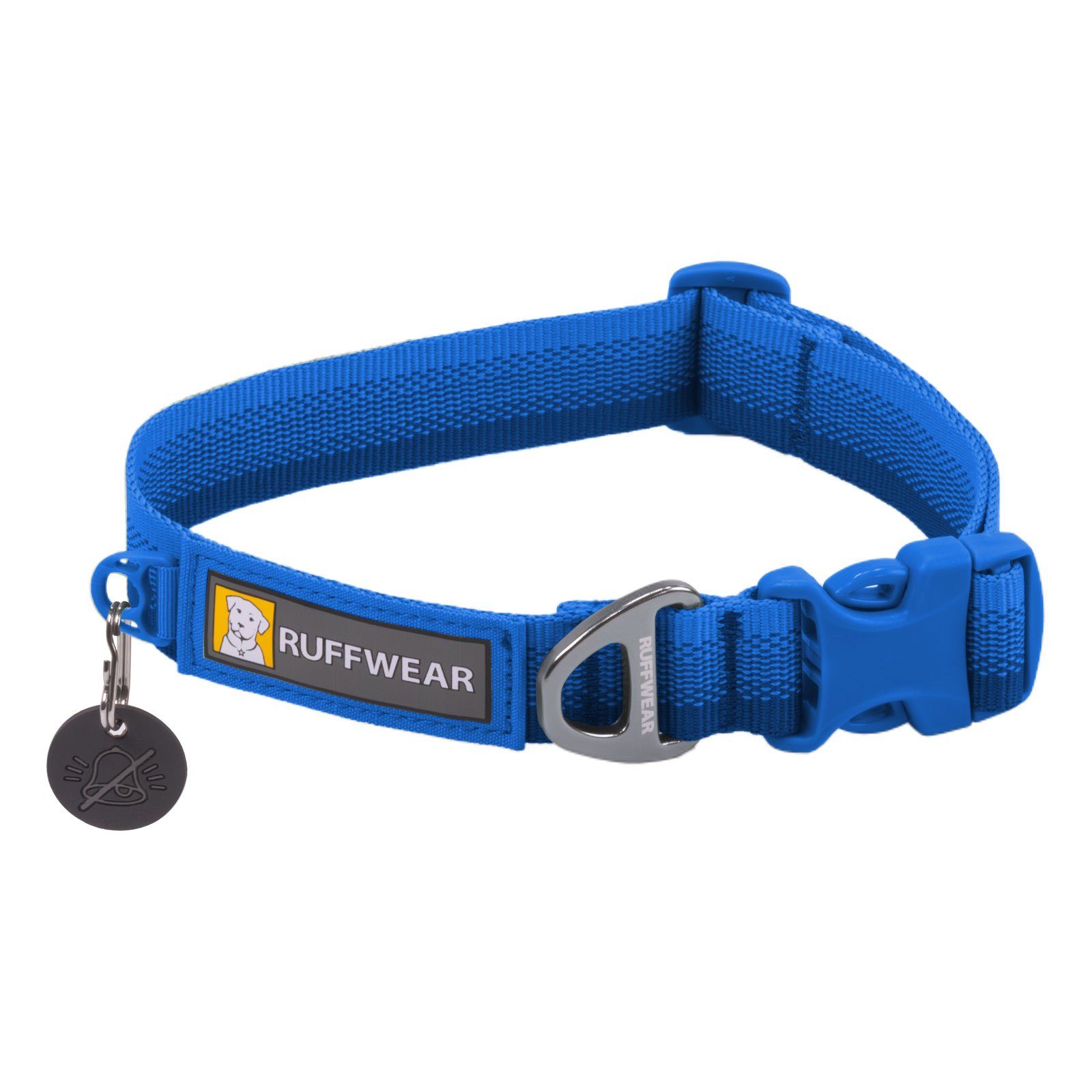 Ruffwear Hunde-Halsband FRONT RANGE™ Collar Blue Pool, 100% Polyester Tubelok™ Schlauchband (16% recycled), Halsband für alltägliche Abenteuer.