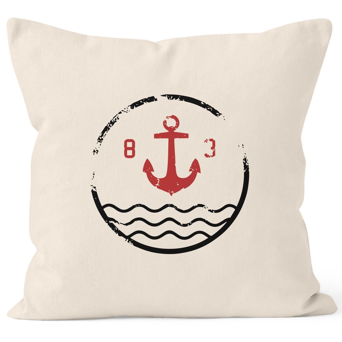 Autiga Dekokissen Kissenbezug Anker Vintage Kissenhülle Dekokissen 40x40 Ba günstig online kaufen