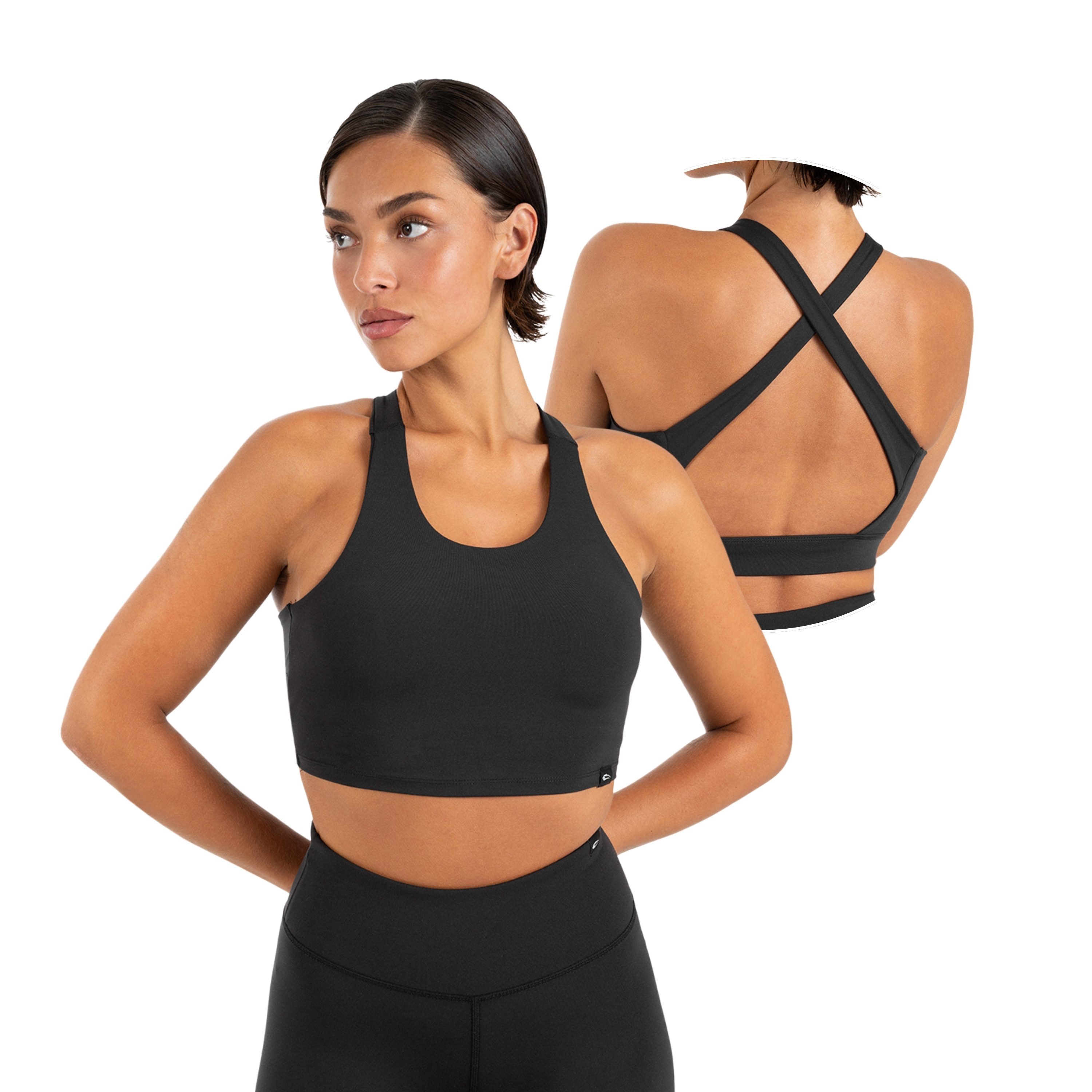 Smilodox Sport-BH Sorea Damen, Gym-BH, Shaped Fit, Medium Support, für Fitness & Yoga Stretch, Shaping, Rundhals, Bewegungsfreiheit, elastisch