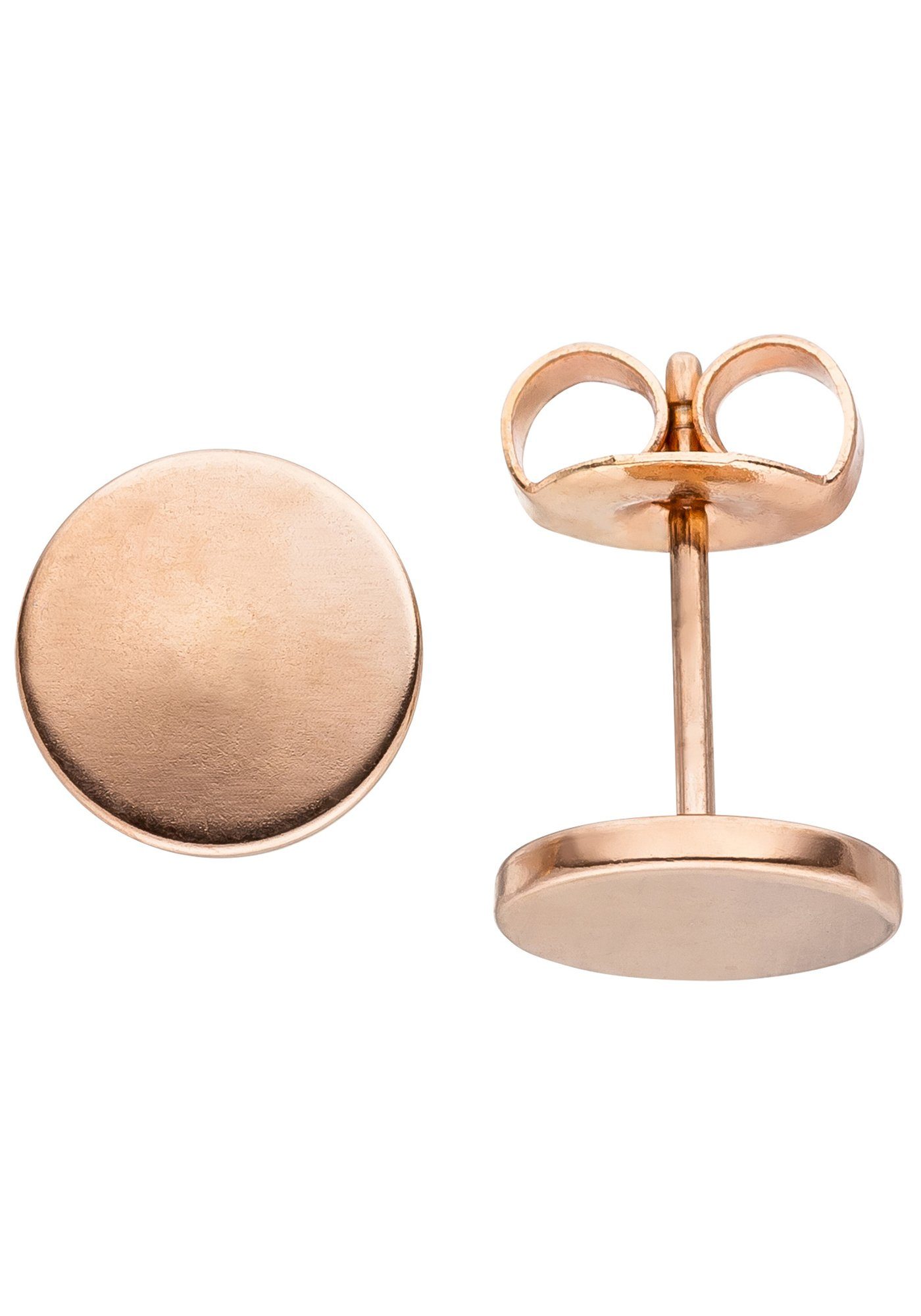 JOBO Paar Ohrstecker, STUDS Edelstahl roségoldfarben günstig online kaufen