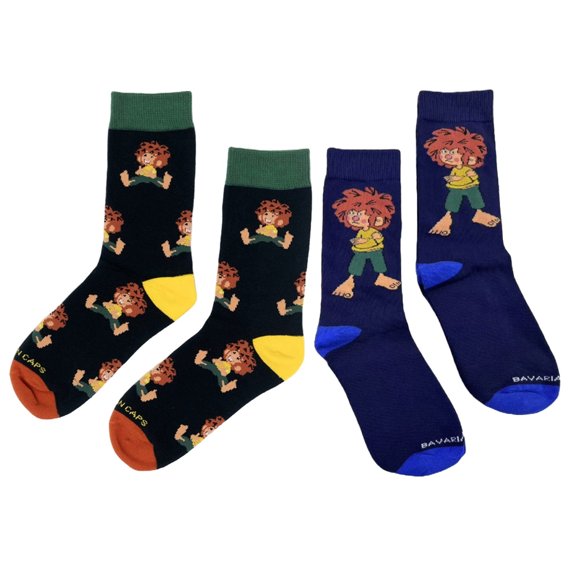 Bavarian Caps Freizeitsocken Bavarian Caps - 2er Sockenbox "Pumuckl", v2 bu günstig online kaufen