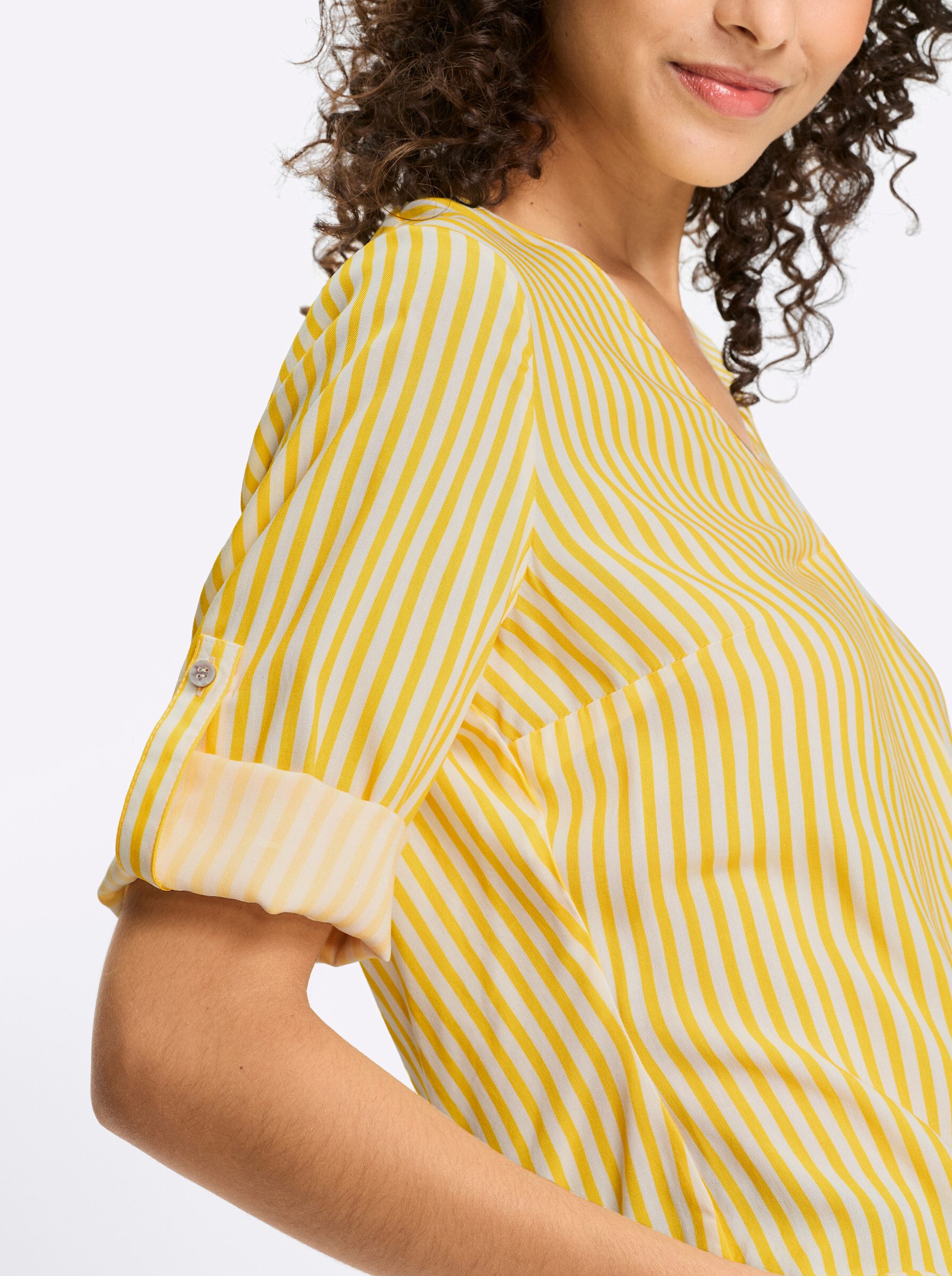 heine Klassische Bluse Streifenbluse 3/4-Arm – Bild 5 von 5