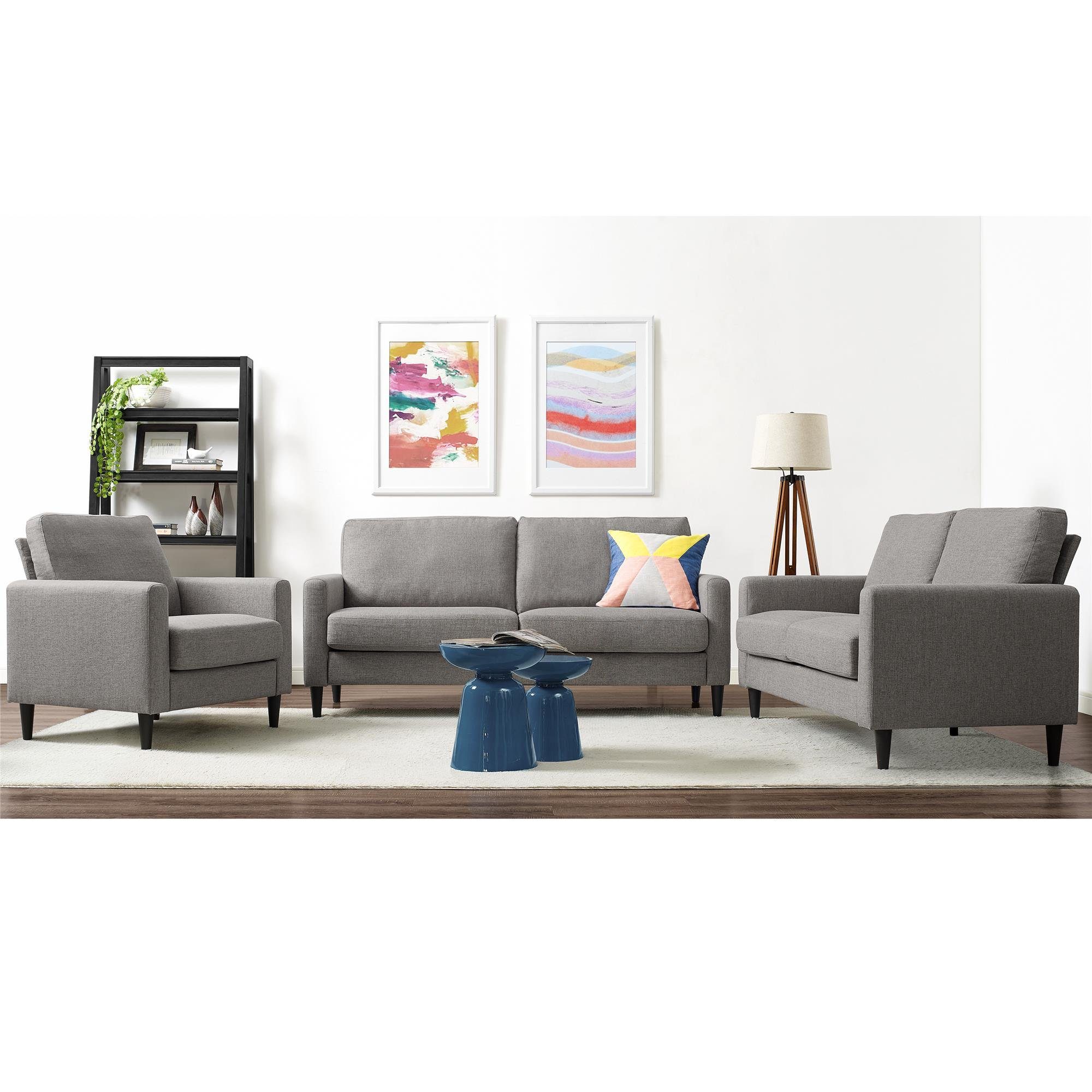 Kaci, Stoffbezug, Breite 3-Sitzer loft24 Couch, cm 188 Sofa