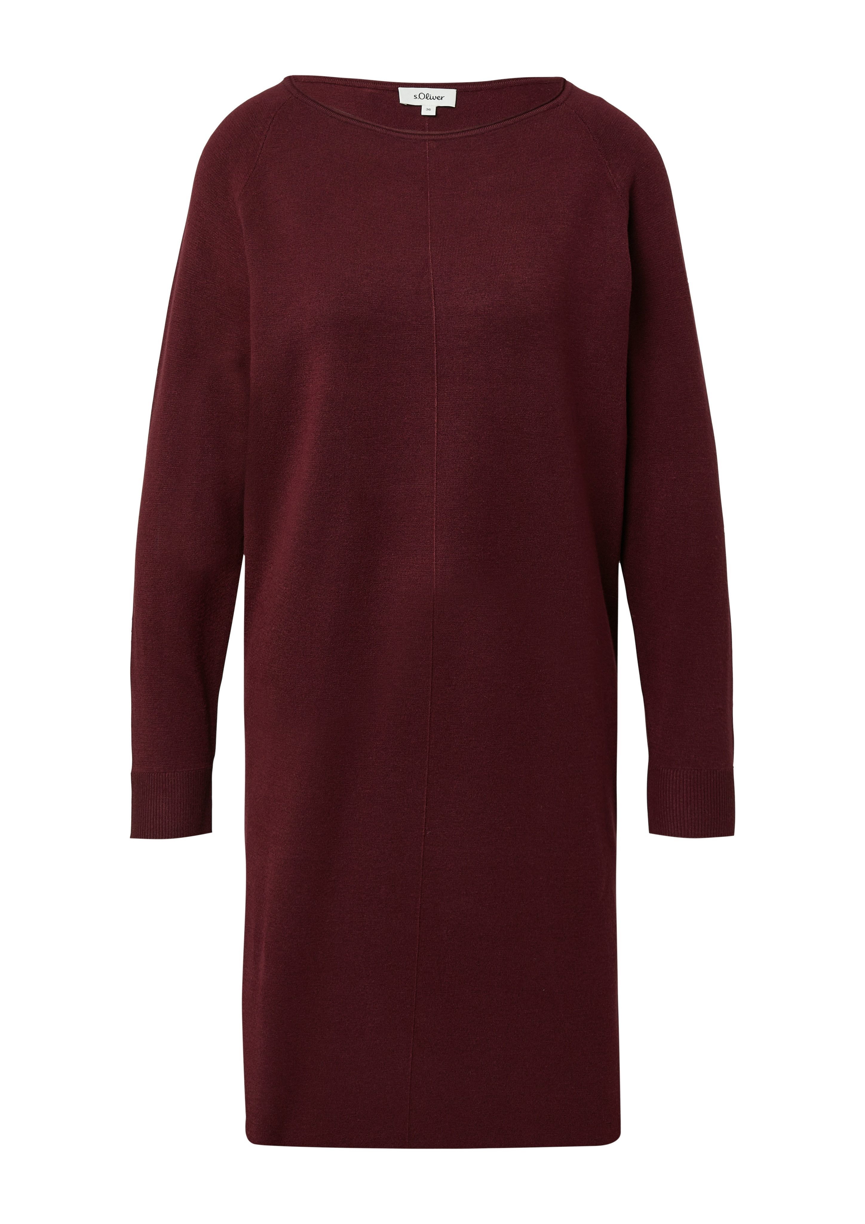 s.Oliver Strickkleid mit U-Boot-Ausschnitt