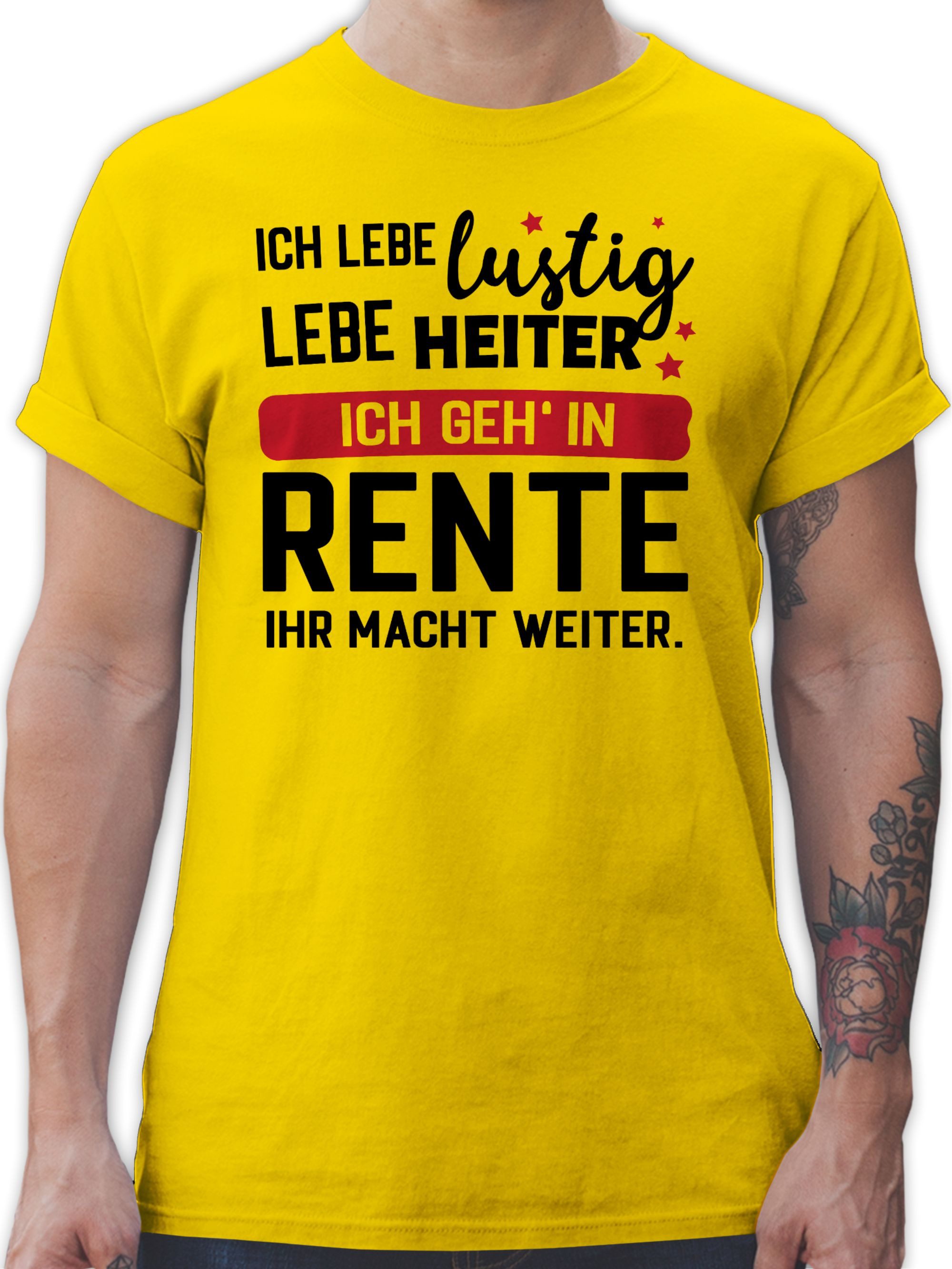 Shirtracer T-Shirt Ich geh in Rente günstig online kaufen