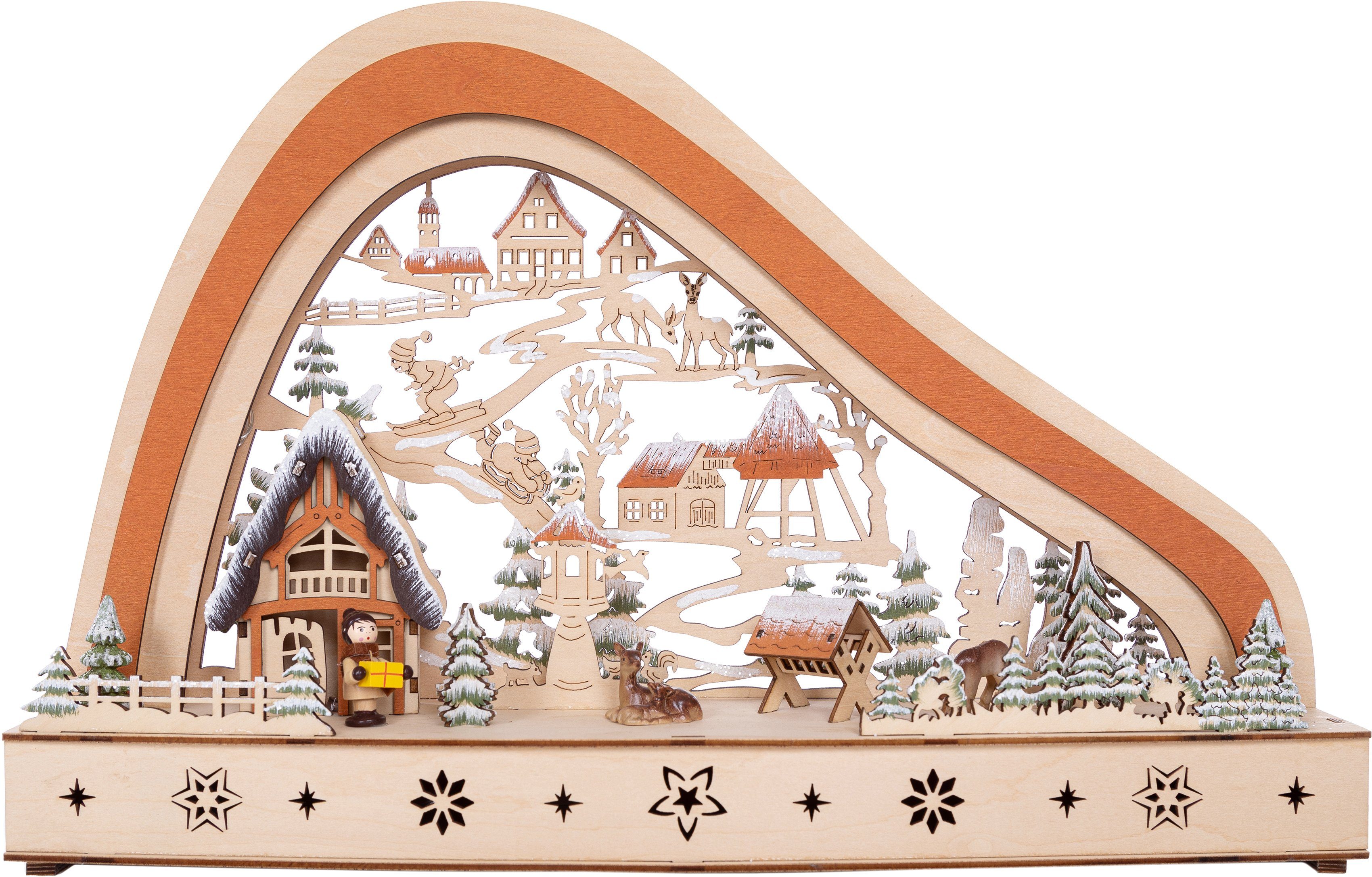 Myflair Möbel & Accessoires Weihnachtsdorf Weihnachtsdeko, mit LED Beleucht günstig online kaufen