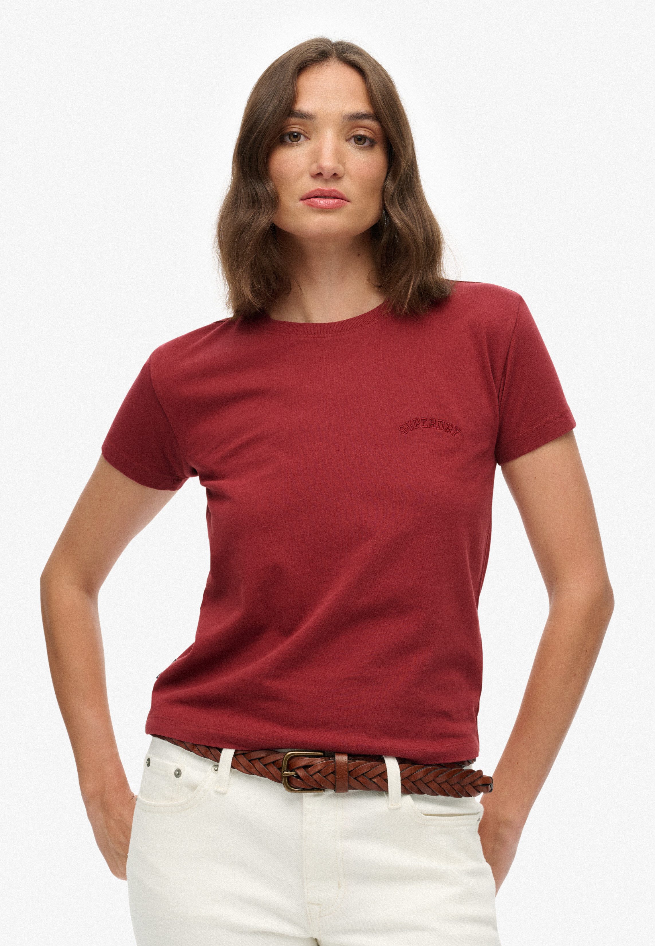 Superdry Kurzarmshirt SU-ESSENTIAL LOGO 90'S T günstig online kaufen