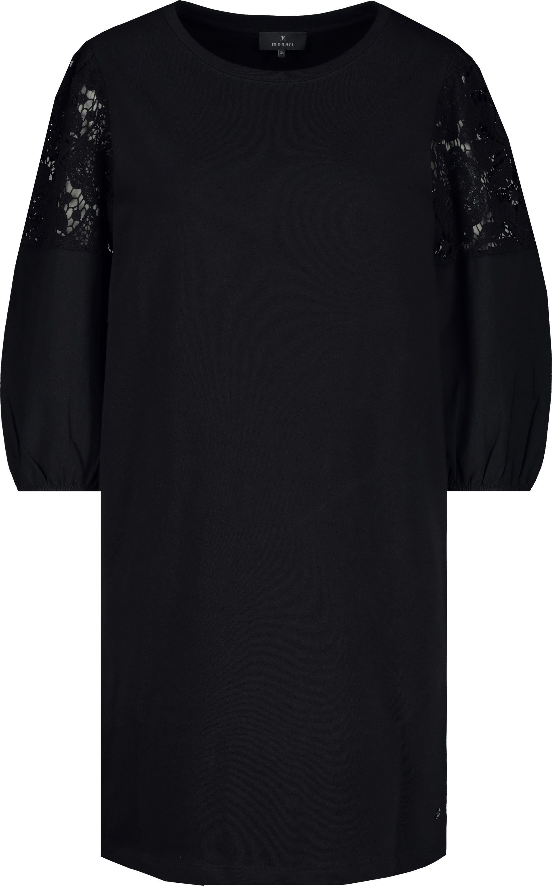 schwarz Midikleid Kleid Monari