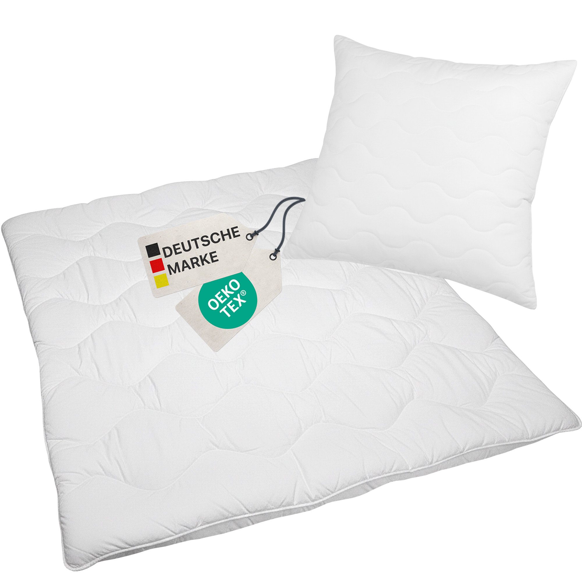 NYVI Bettdecke + Kopfkissen Bettenset DreamScience günstig online kaufen