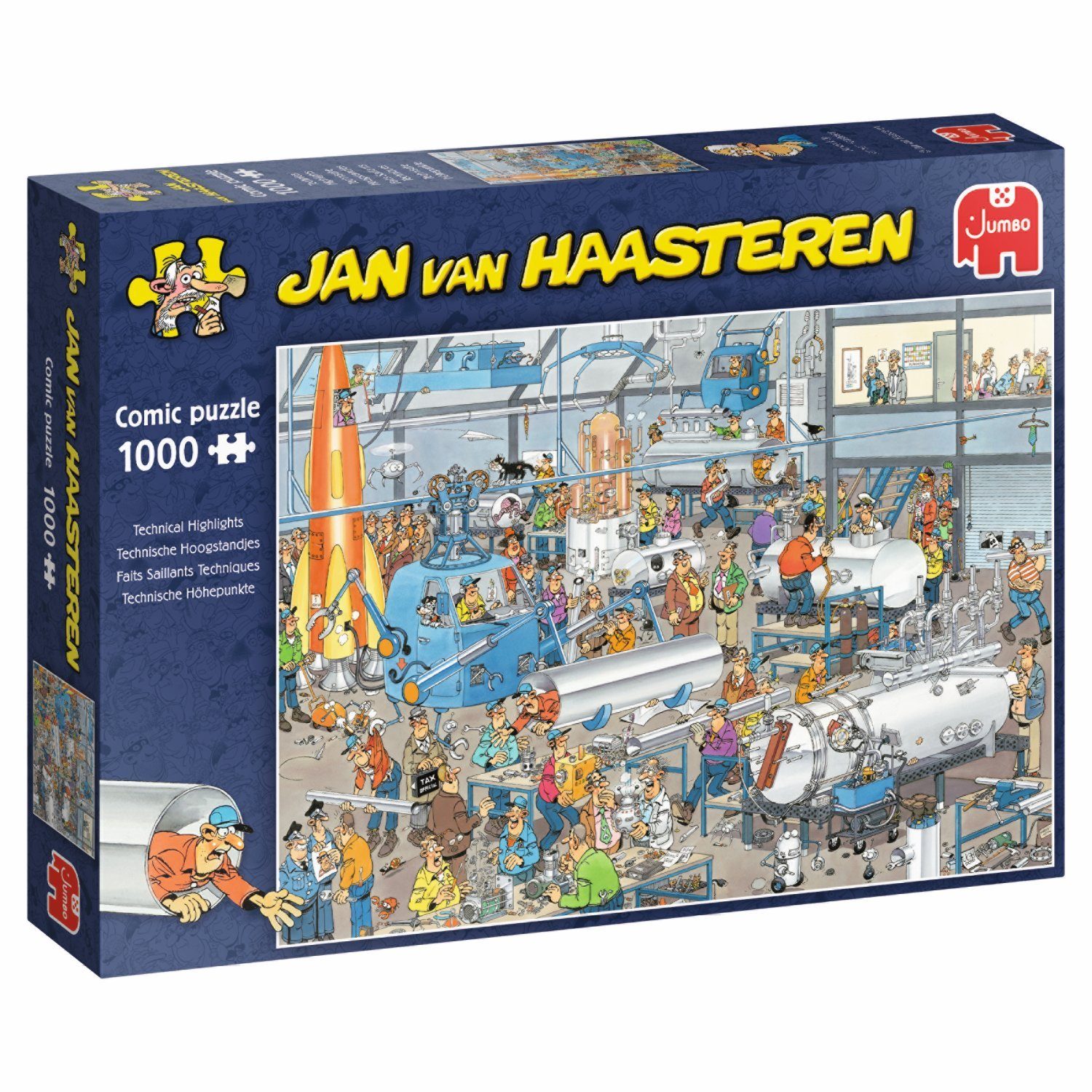 Jumbo Spiele Puzzle Jan van Haasteren Technische Höhepunkte, 1000 Puzzleteile