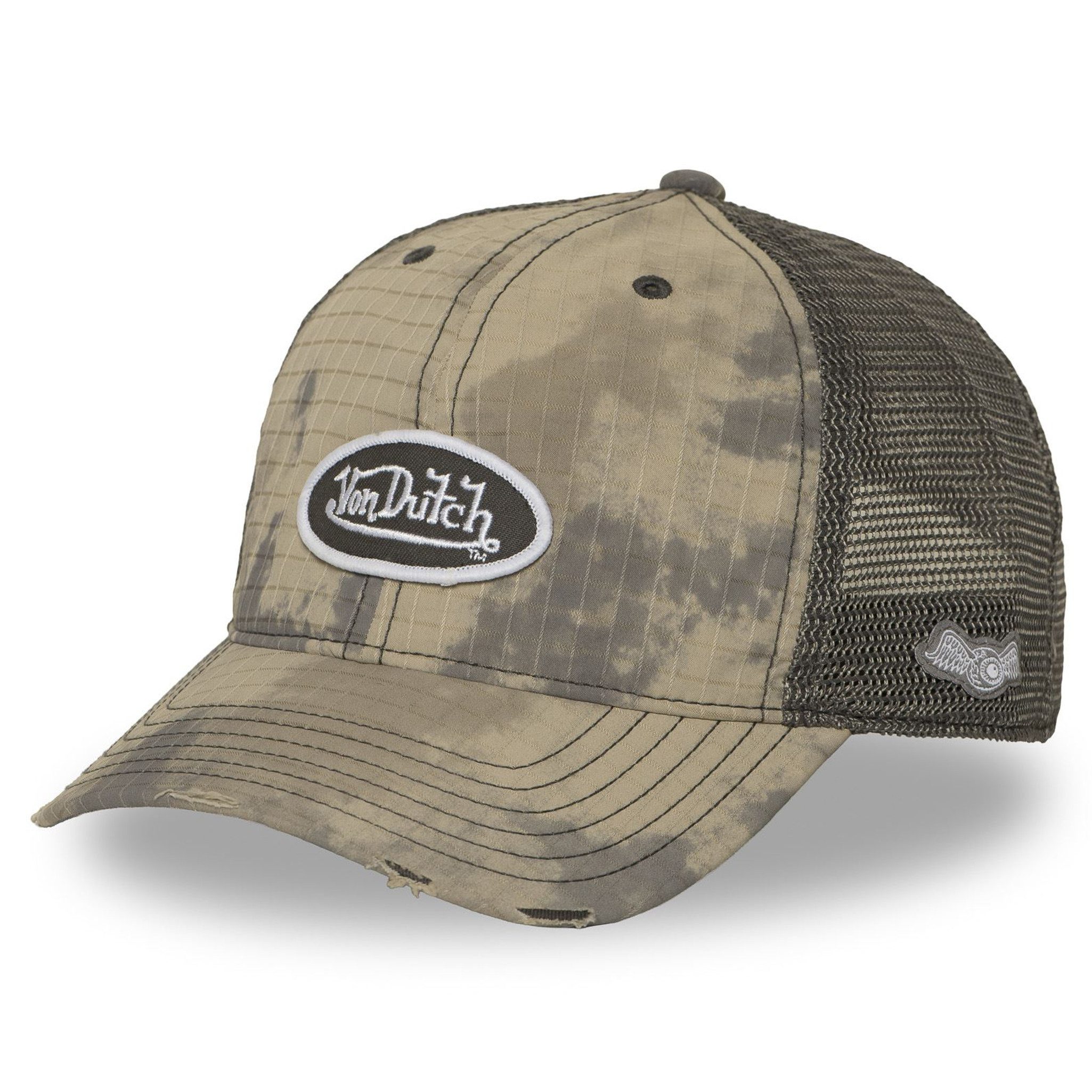 Trucker Cap Von Dutch Originals Trucker Cap RIPSTOP BASEBALL PATCH