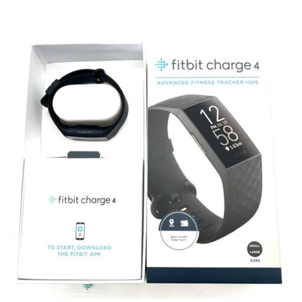 fitbit Fitness-Tracker Charge 4, GPS Heart Rate Activity Tracking SmartWatch