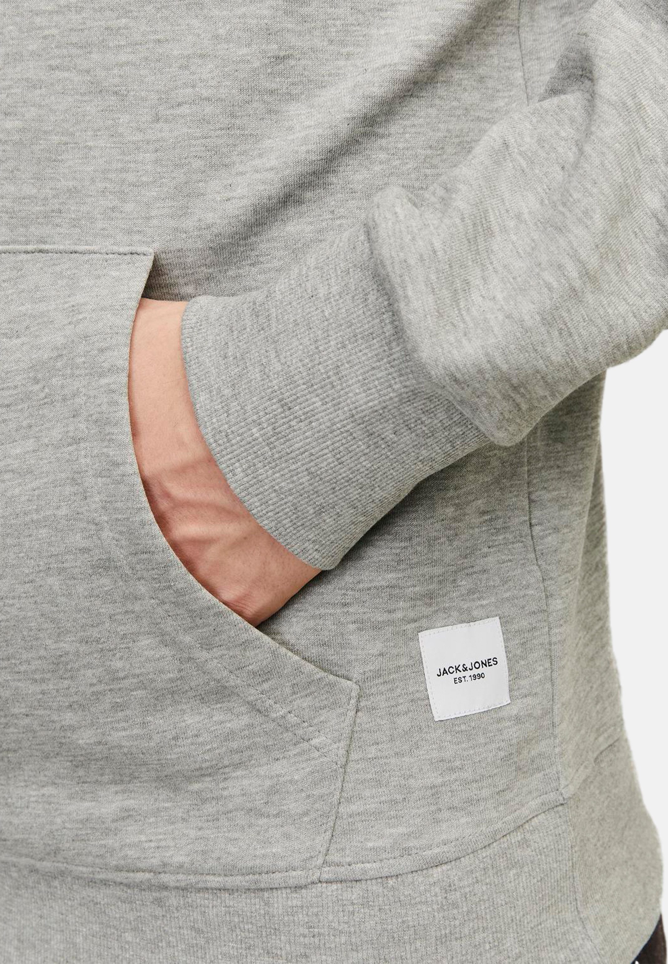 Jack & Jones Hoodie Basic (1-tlg) Sweatshirt / Hoodie - Baumwolle - Atmungsaktiv