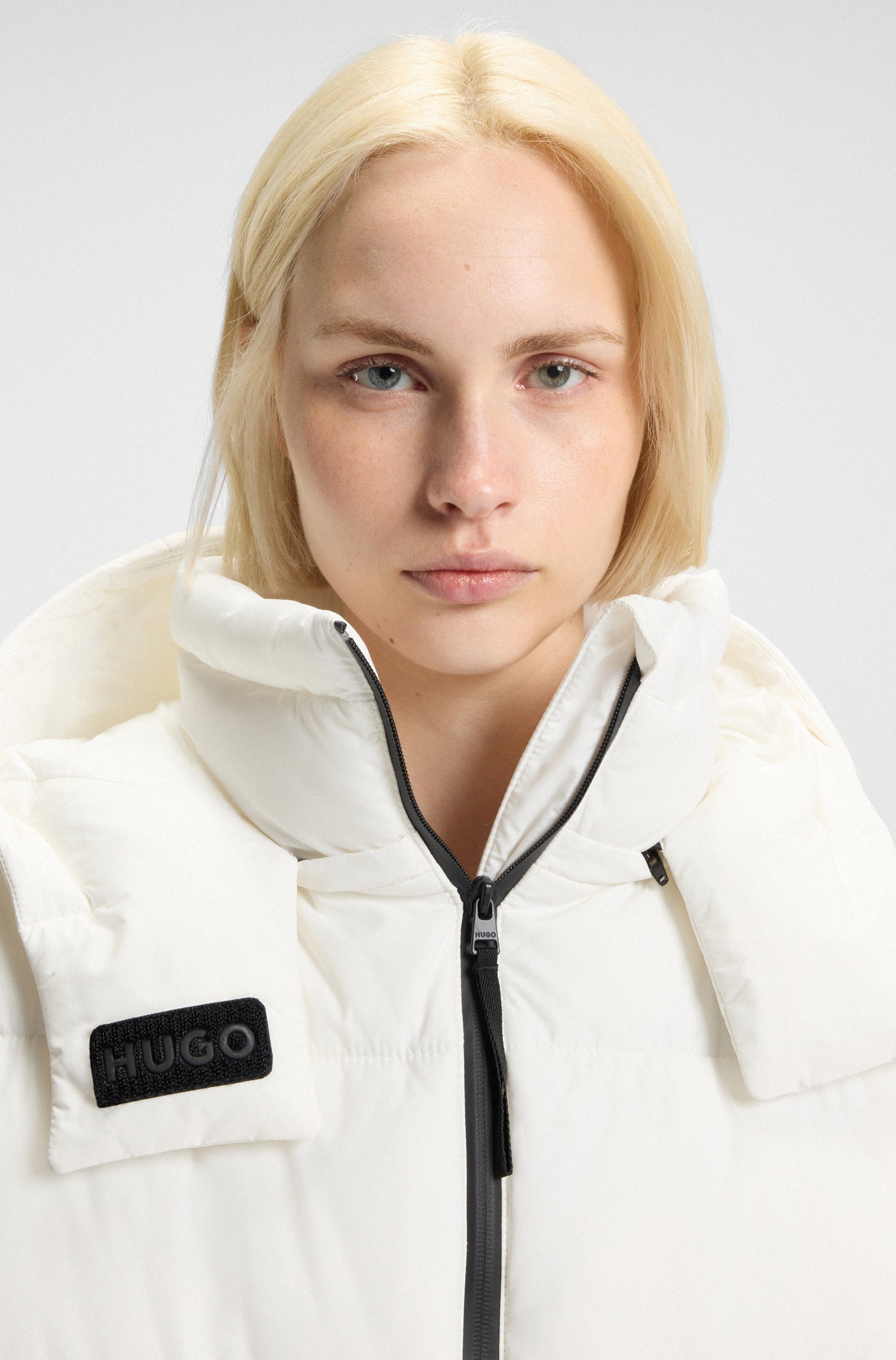 HUGO Blue Steppjacke Farida im Relaxed Fit mit verkürzter Länge