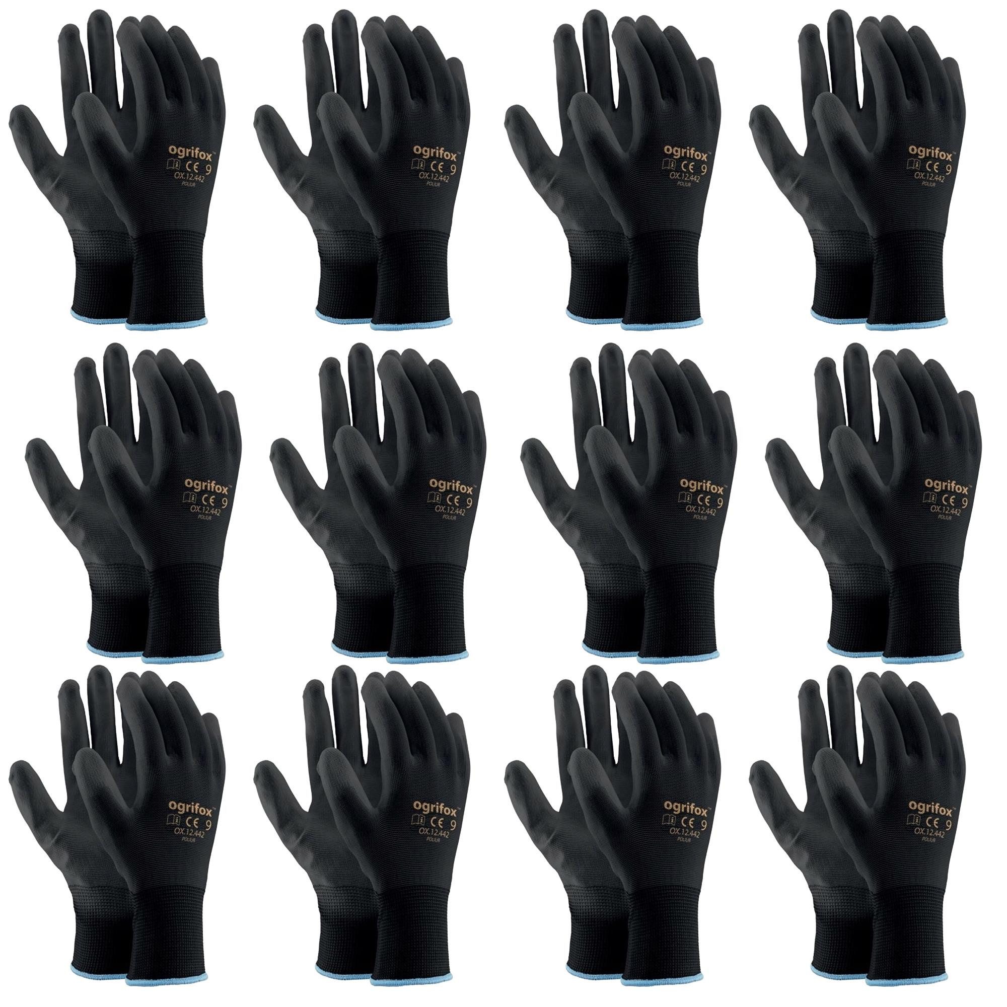 TSB Werk Gartenhandschuhe 12x Arbeitshandschuhe Mechanikerhandschuhe günstig online kaufen