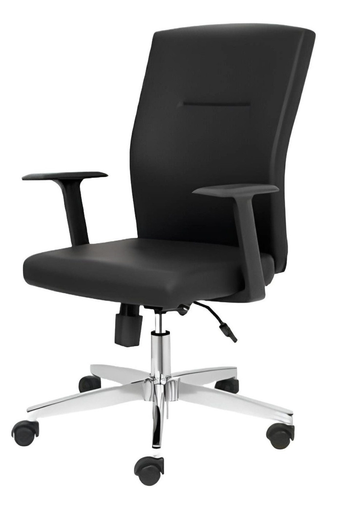 Bürostuhl Schwarzer Gaming Drehstuhl mit ergonomischem Design