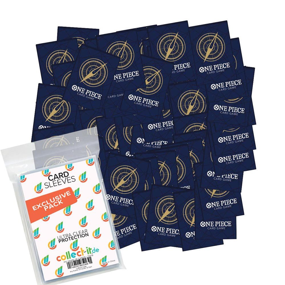 POKÉMON Sammelkarte One Piece 100 gemischte Karten inkl. 2 Holos + collect-it Hüllen