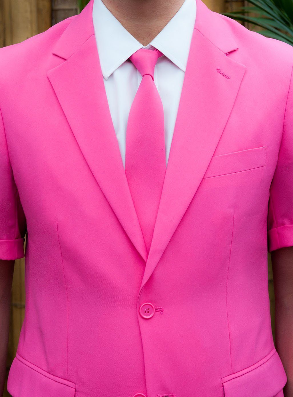 Opposuits Anzug OppoSuits Mr. Pink Kostüm Anzug - für Karneval Cooler Dress für heiße Tage