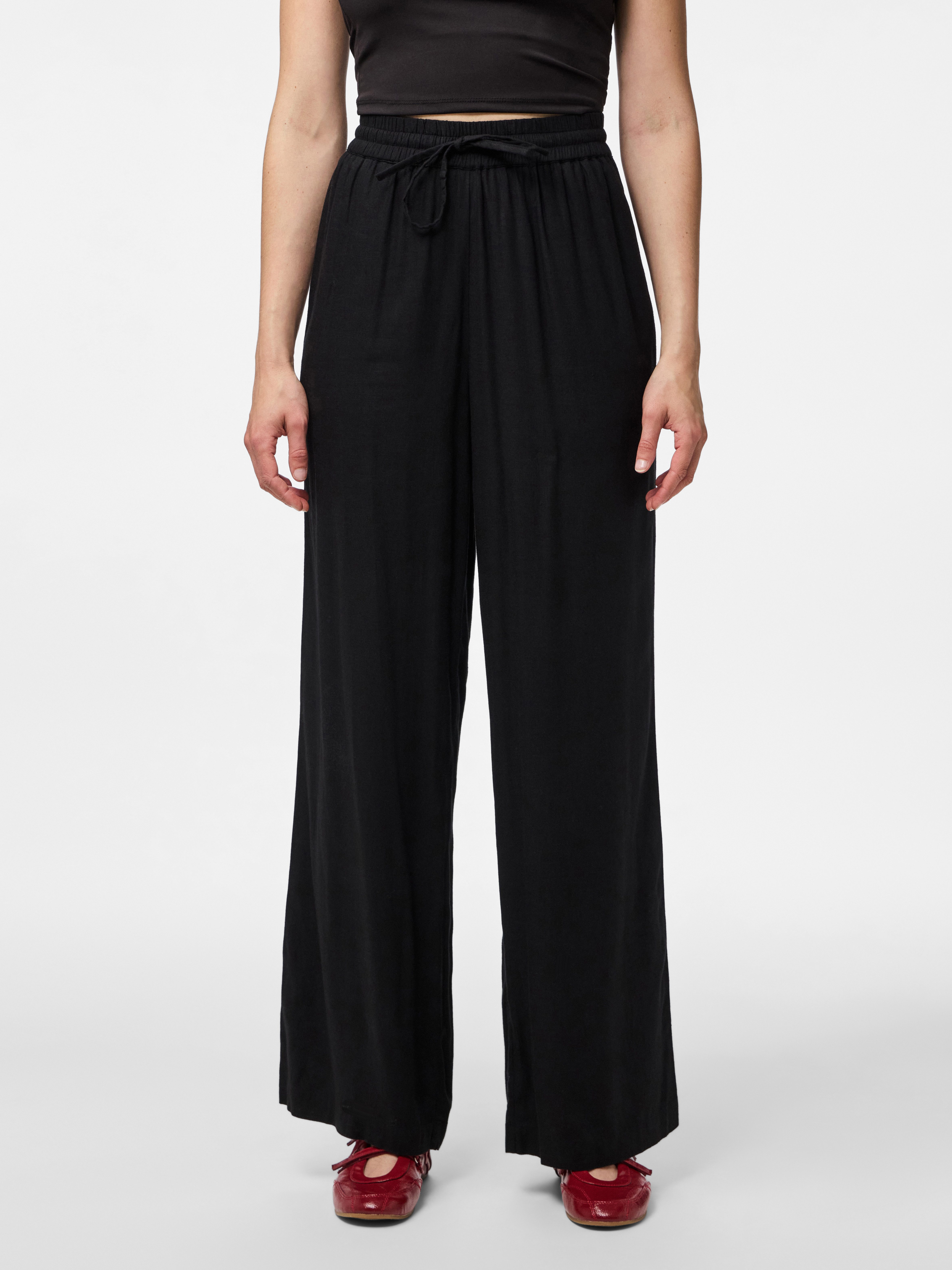 pieces Schlupfhose PCPIA HW WIDE PANTS günstig online kaufen