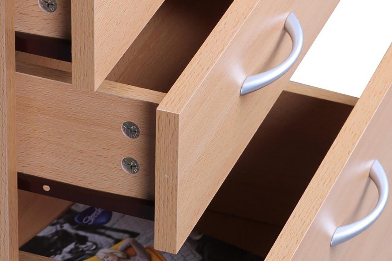 Holz Konsolentisch Schreibtisch tinkaro FELICE Braun