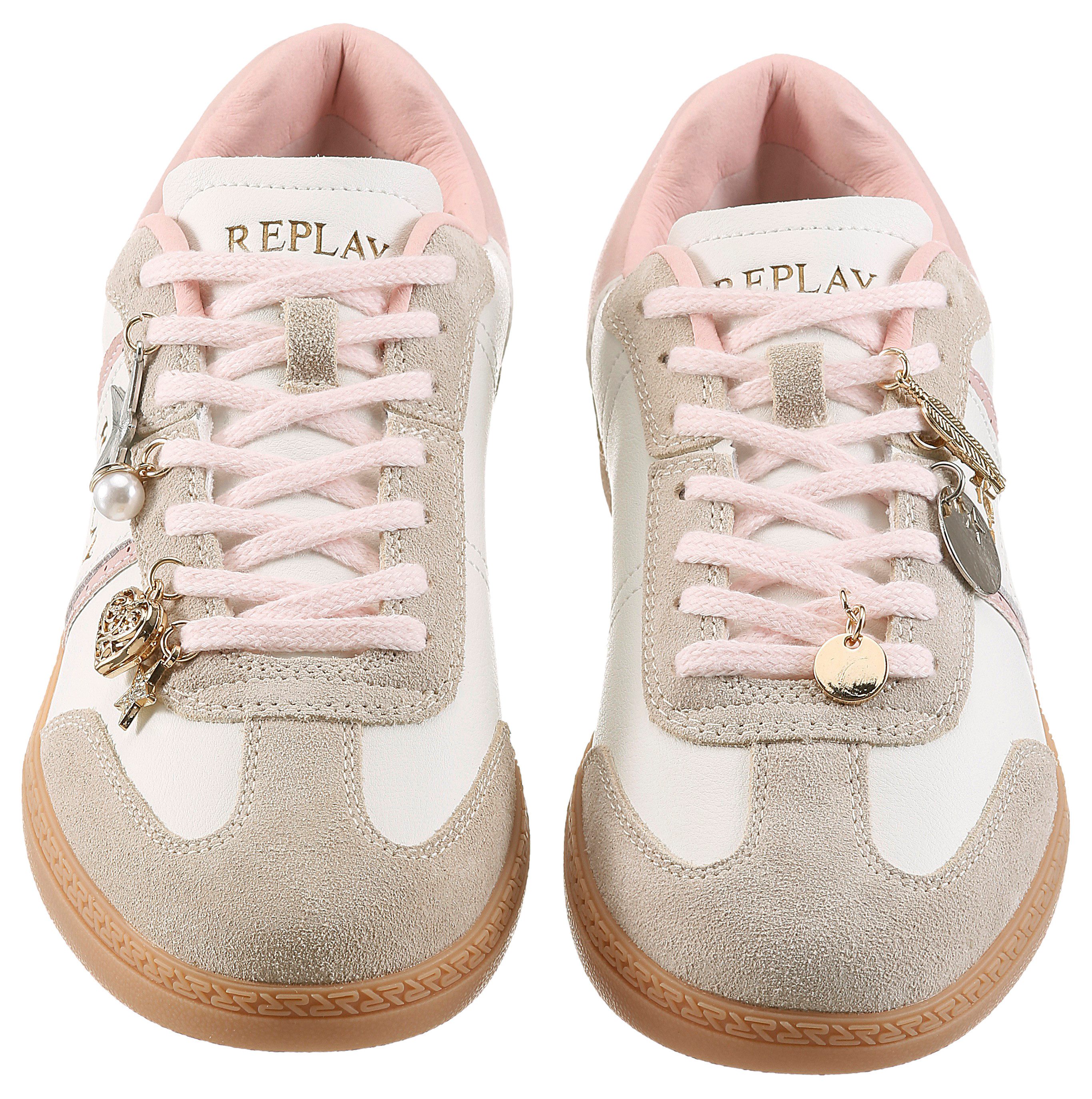 Replay Plateausneaker Trend-Sneaker, Halbschuh, Schnürschuh mit Schmuckelementen