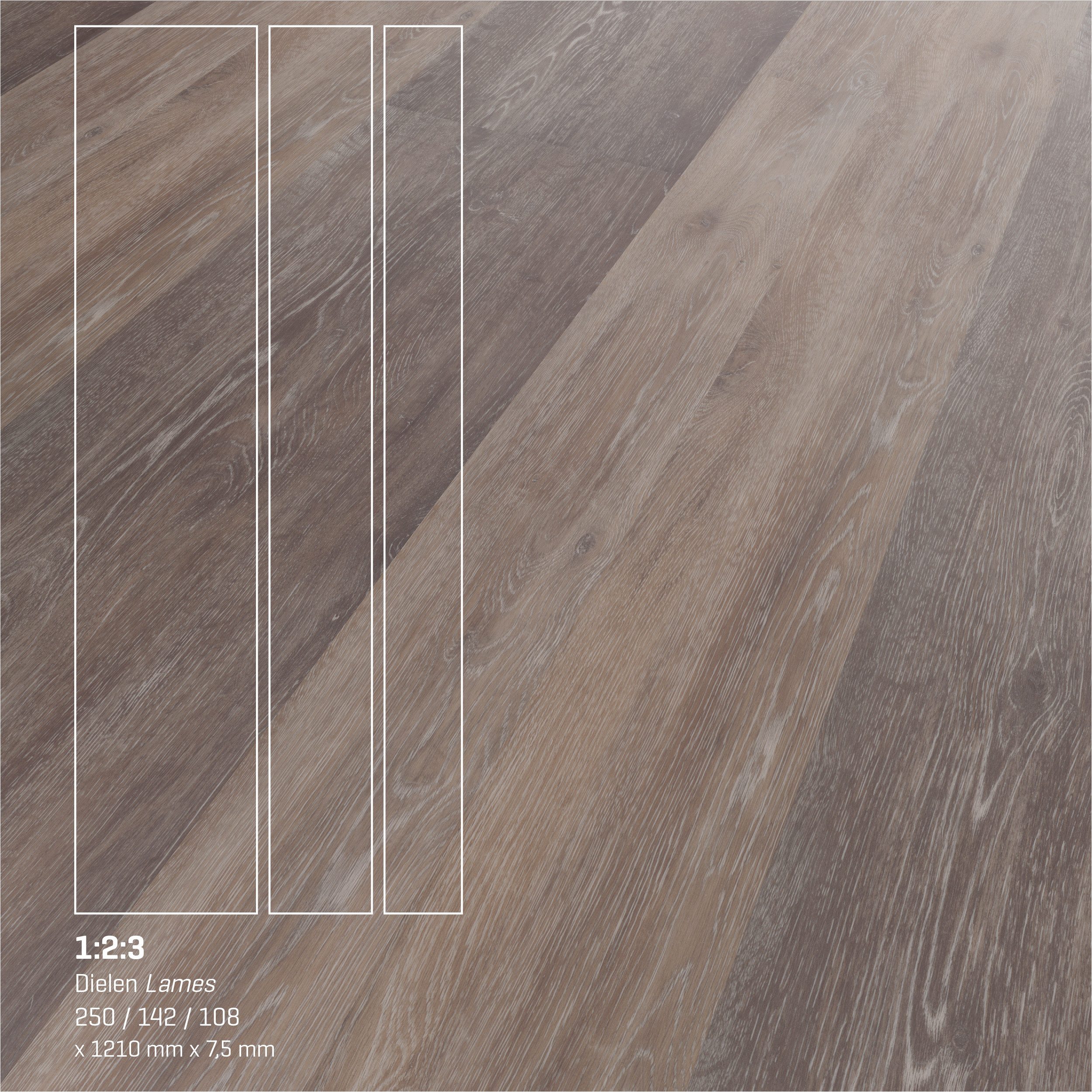 SLY Vinylboden Premium-Klick-Vinylboden inkl. Tritschalldämmung, Packung mit 1,81 m², Versandkostenfreie Lieferung, Inkl. Trittschalldämmung, Wasserfest, mit Klicksystem