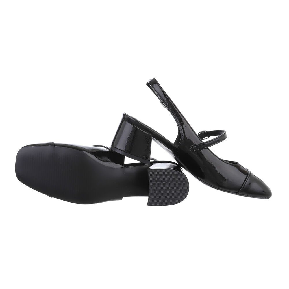 Ital-Design Damen Abendschuhe Elegant Schnürpumps Blockabsatz günstig online kaufen
