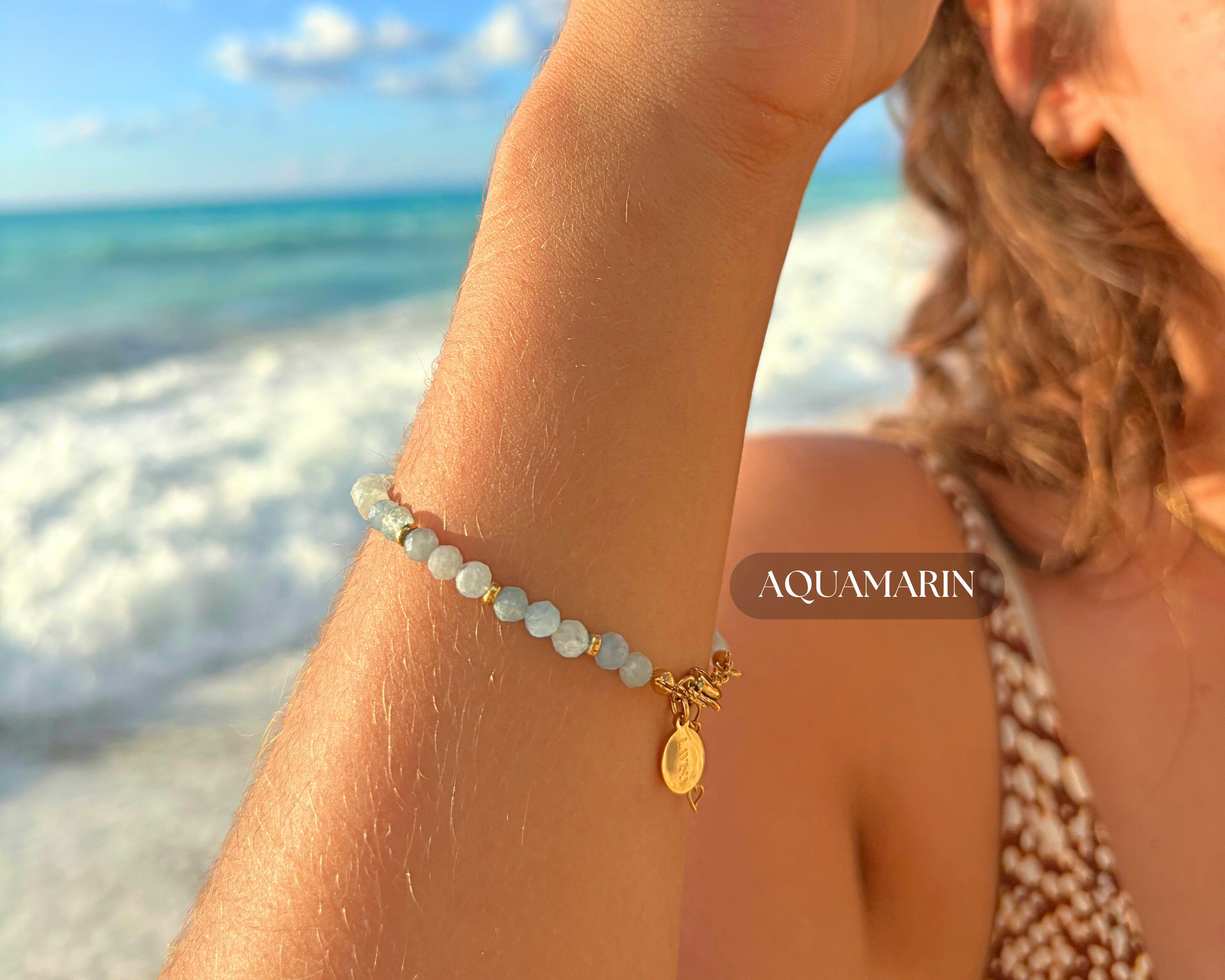 LAVISA Armband Edelstein Armband - 4mm Naturstein Perlen Granat günstig online kaufen