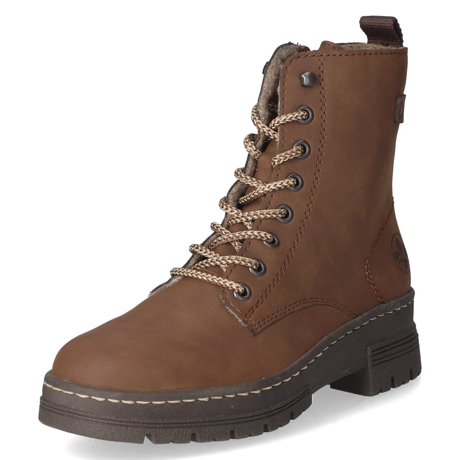 Rieker Rieker 73850-24 Damen Synthetik braun Schnürstiefel günstig online kaufen