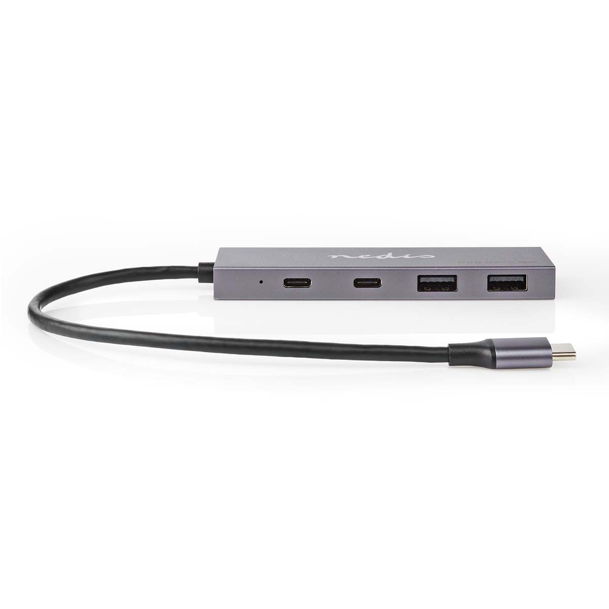 Nedis UHUBU3450AT USB-Adapter USB-Hub zu USB-Hub, USB-C, USB-A, 10 Gbps, bus-powered, ideal für unterwegs