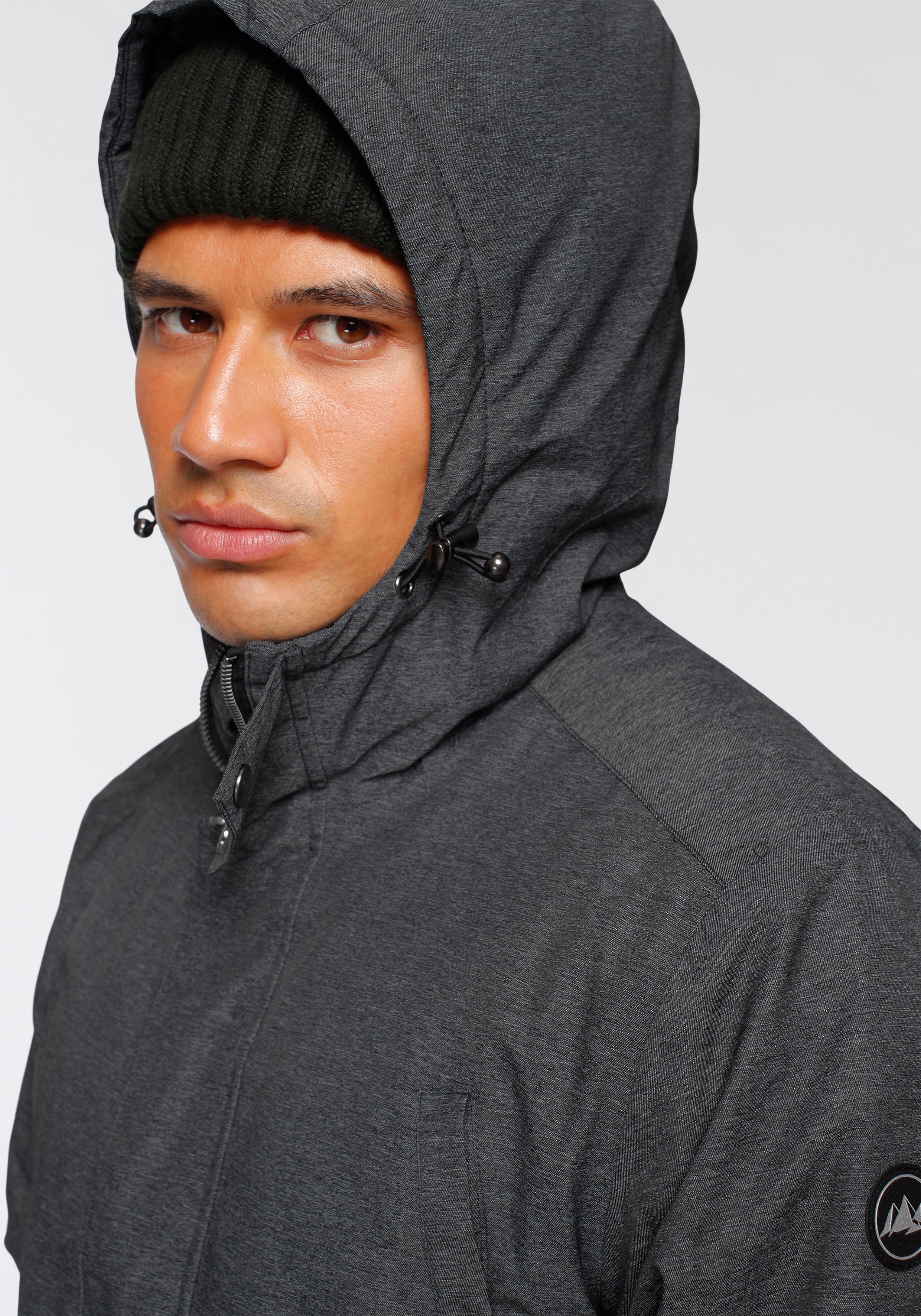 Polarino Funktionsparka mit reflektierenden Streifen