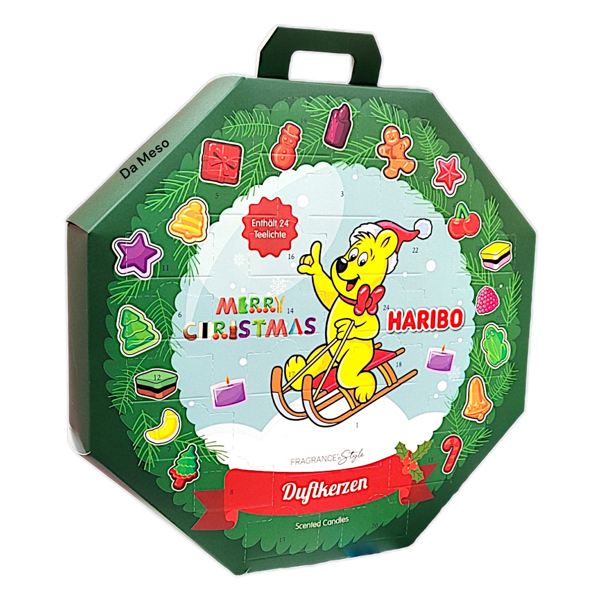 HARIBO Adventskalender Haribo Adventskalender Duftkerze Teelichter 2024 günstig online kaufen