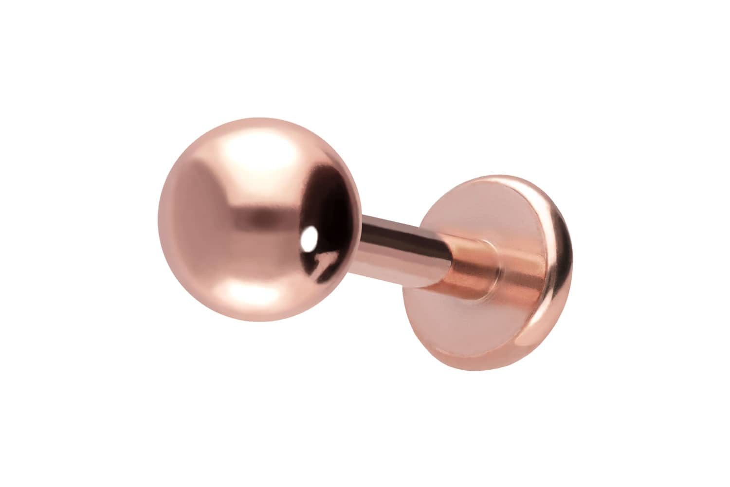 PIERCINGLINE Piercing-Set Titan Labret mit Innengewinde (Labrets, 1-tlg)