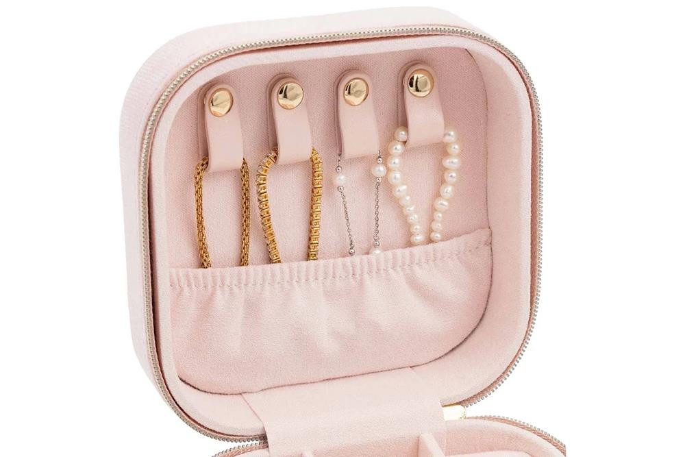 Silberkettenstore Schmucketui Schmucketui Capri - rosa 115 x 115 x 63mm