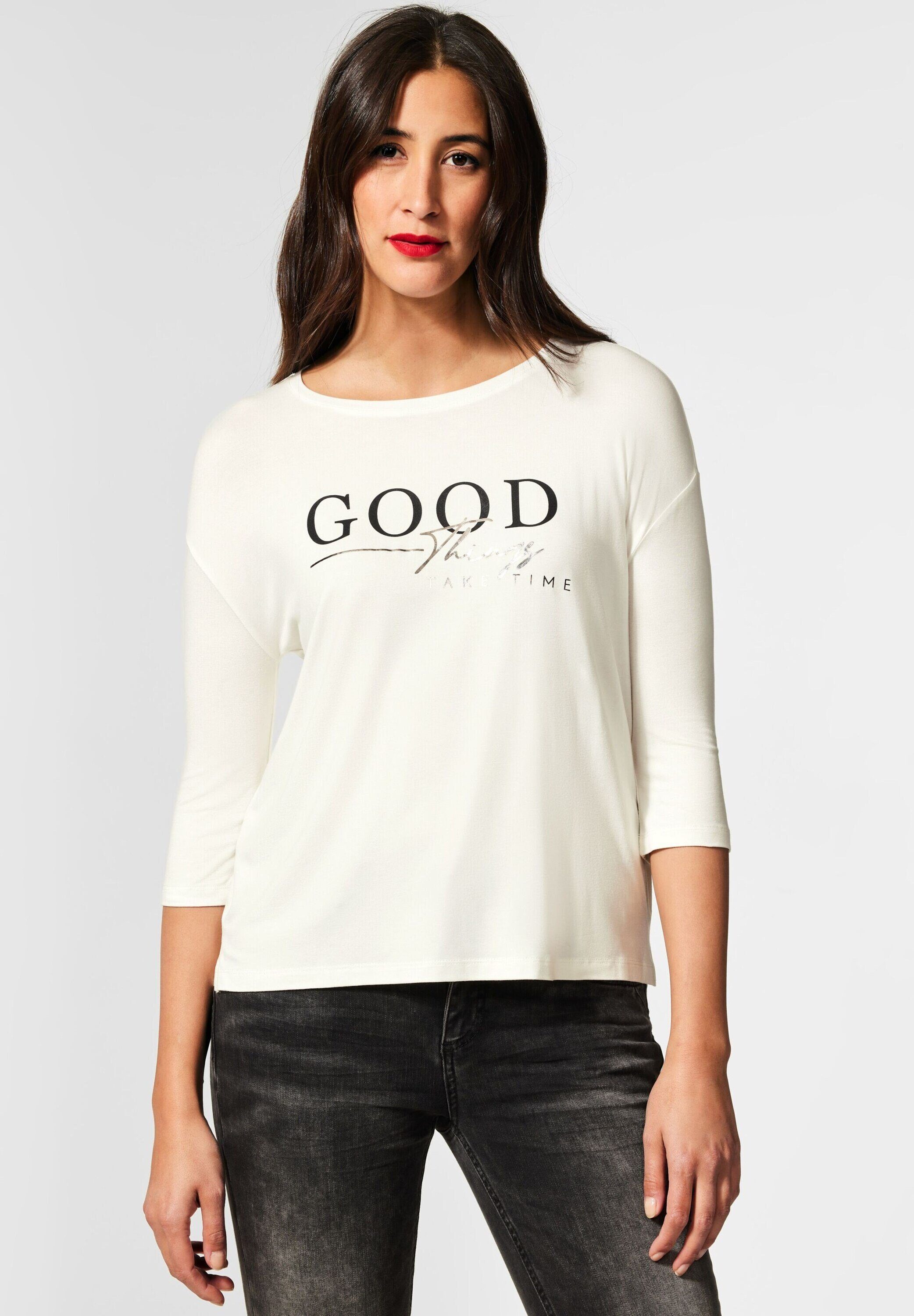 STREET ONE 3/4-Arm-Shirt (1-tlg) Plain/ohne Details
