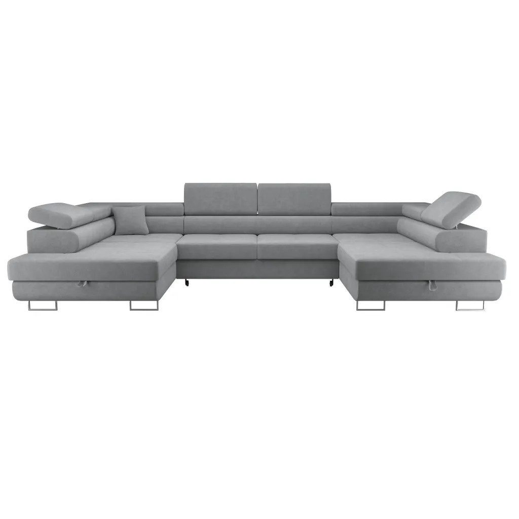 Muffo Ecksofa WILD U2, Gelegentliche Schlaffunktion, 2x Bettkasten