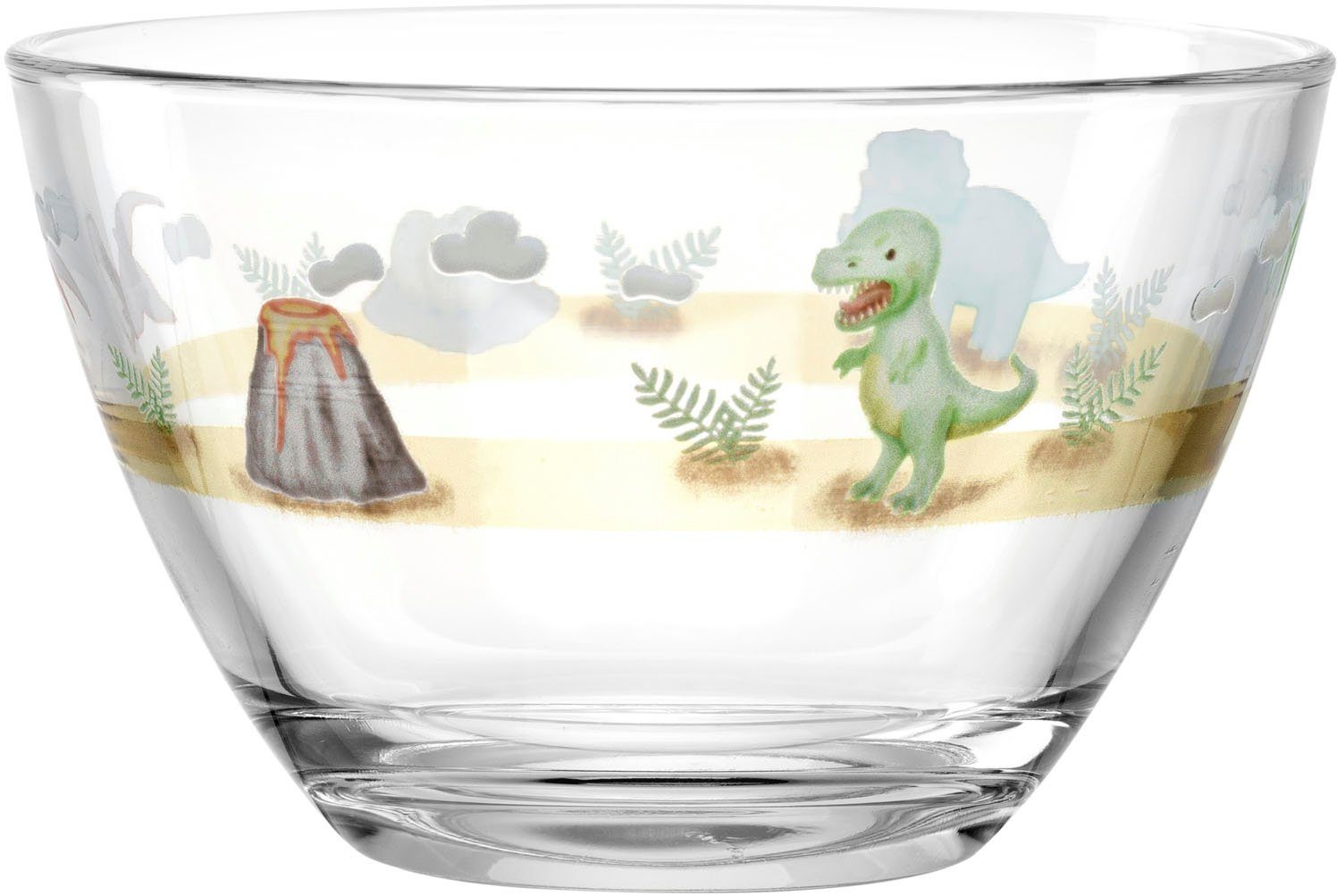 LEONARDO Kinderschale BAMBINI AVVENTURA, Glas, (Set, 6-tlg), 12 cm, Kalk-Natron-Glas