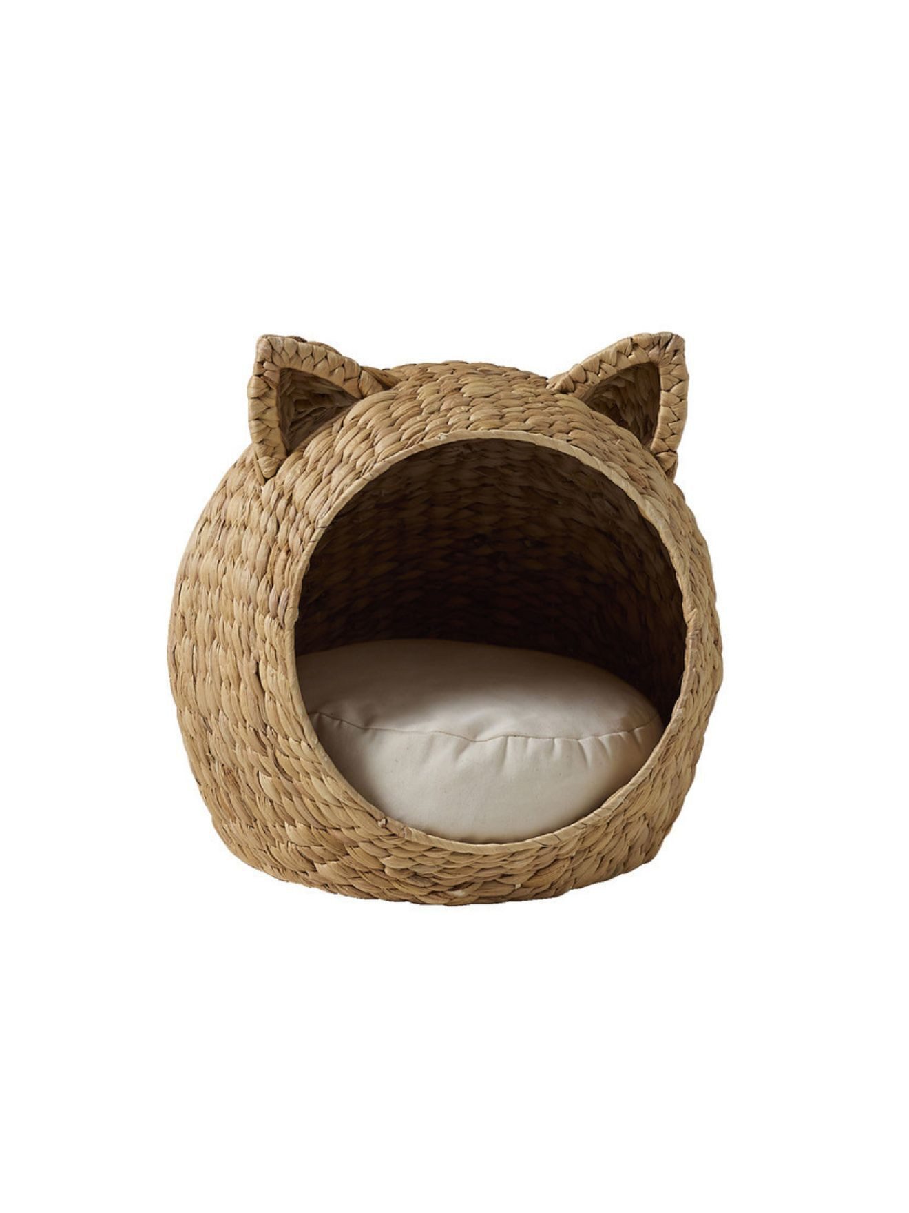 vertbaudet Tierkorb Katzenkorb aus Wasserhyazinthe