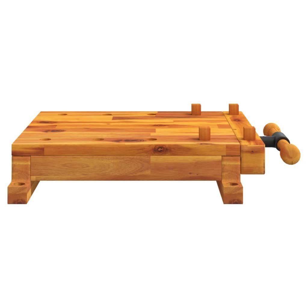 vidaXL Werkbank Werkbankplatte mit Schraubstock 52x44x9,5 günstig online kaufen